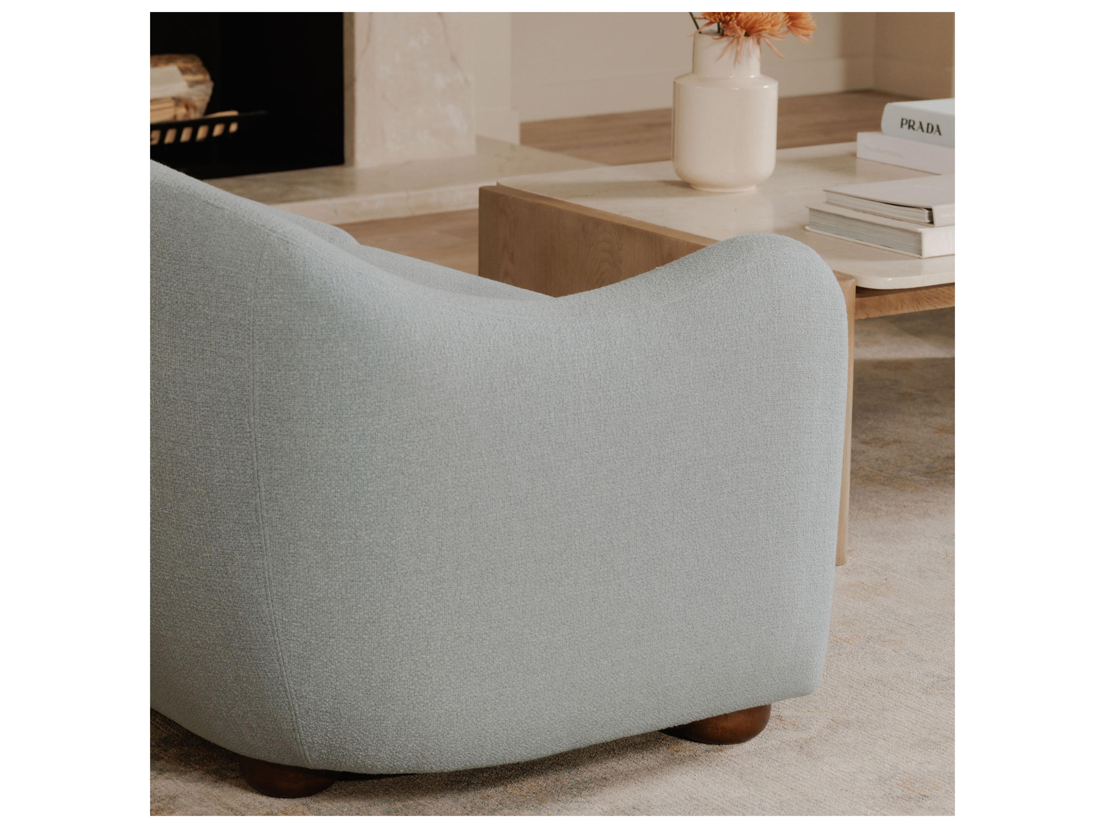 Moe's Home Bria Blue Upholstered Sofa