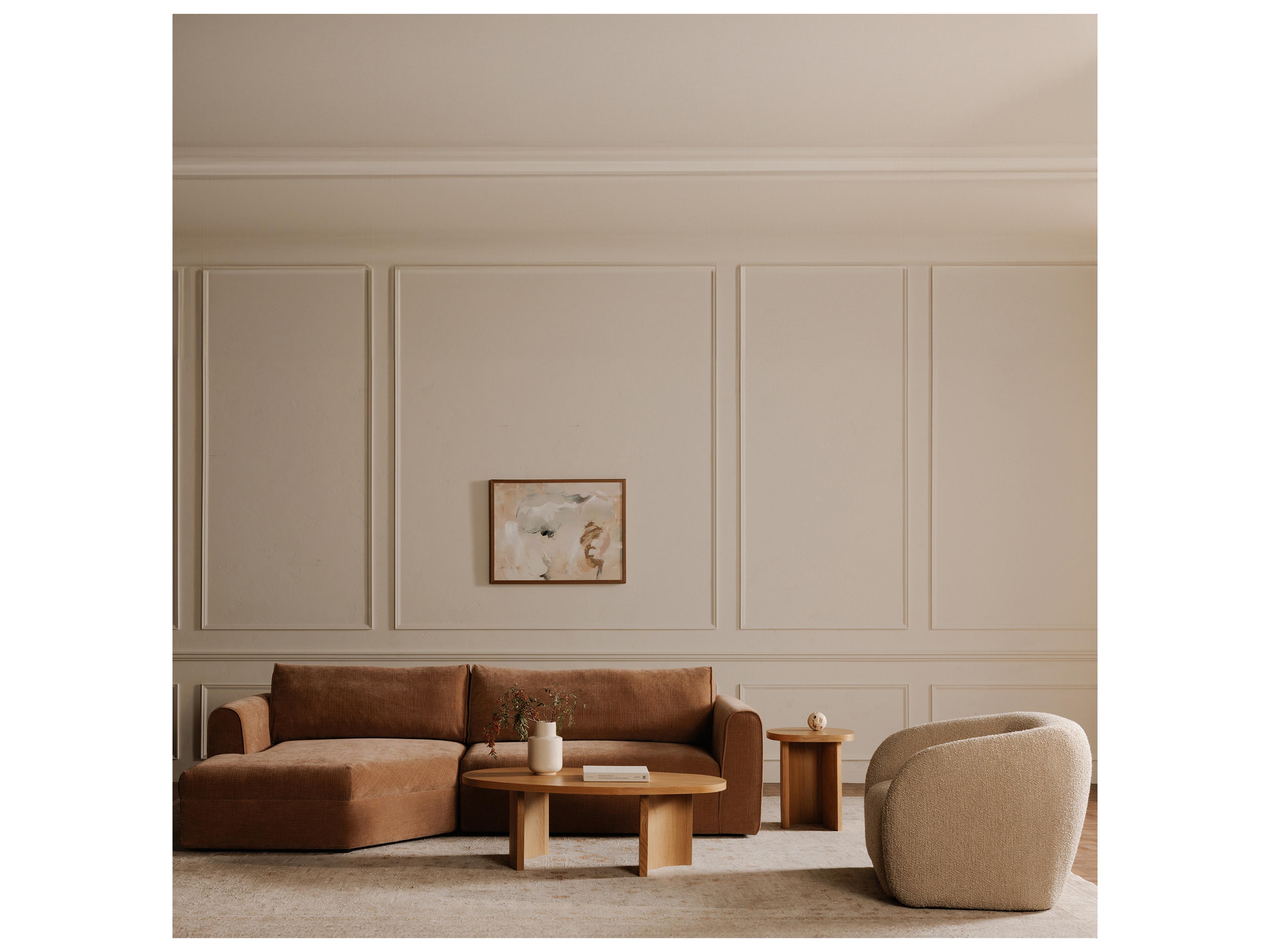 Moe's Home Faye Beige Accent Chair