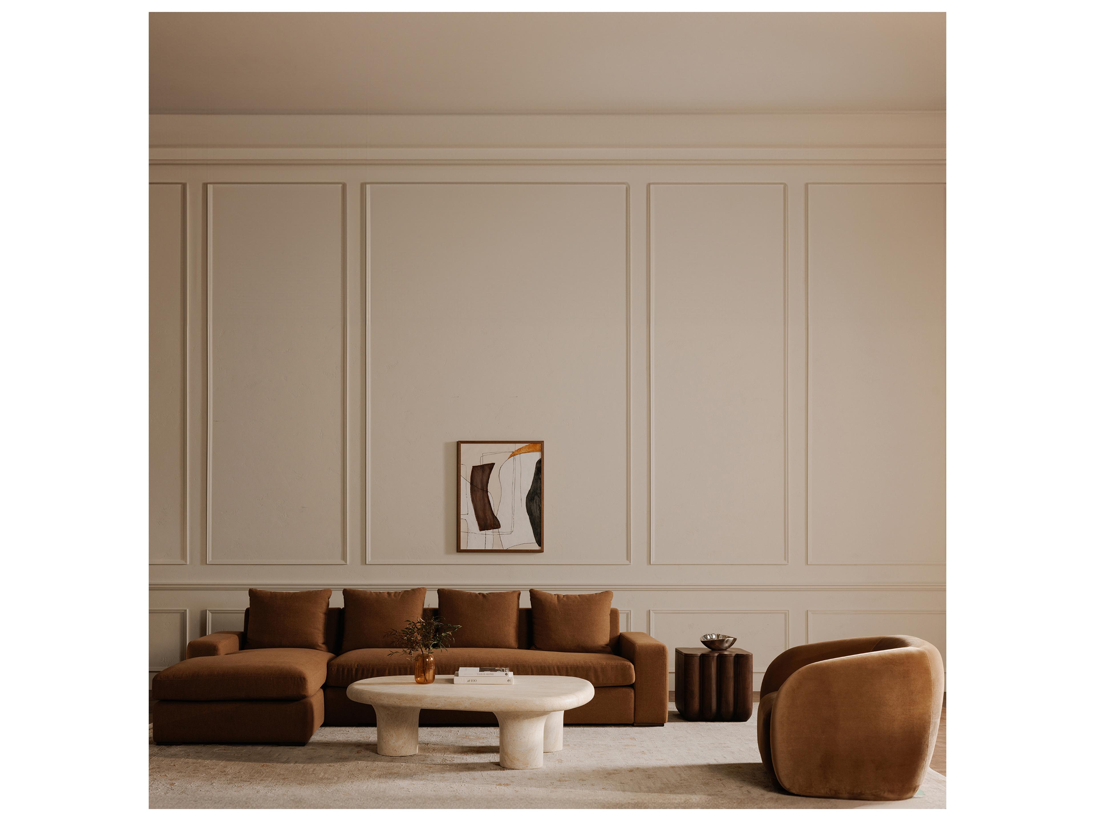 Moe's Home Faye Brown Accent Chair