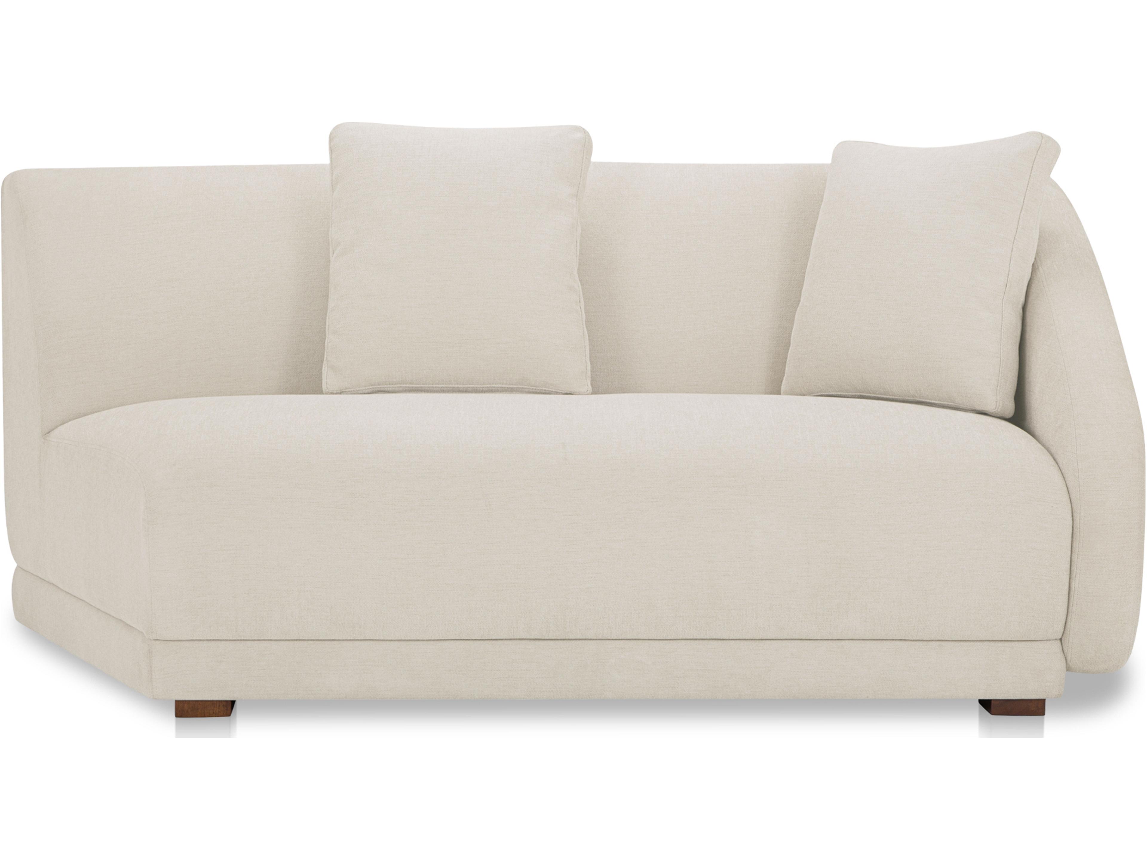 Fraser Beige Right Arm Facing Upholstered Sofa
