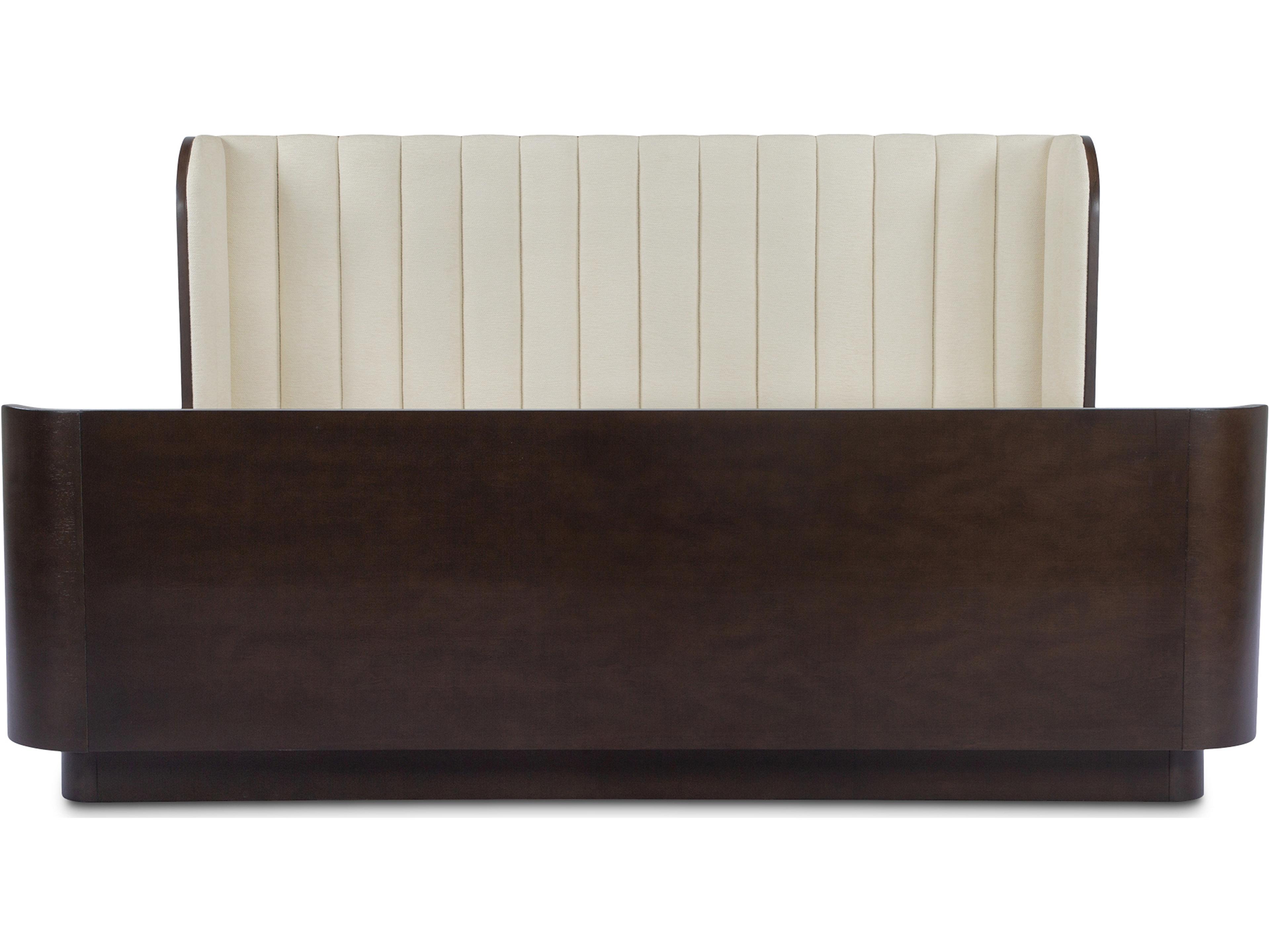 Moe's Home Scarlette White Rubberwood Wood Queen Panel Bed