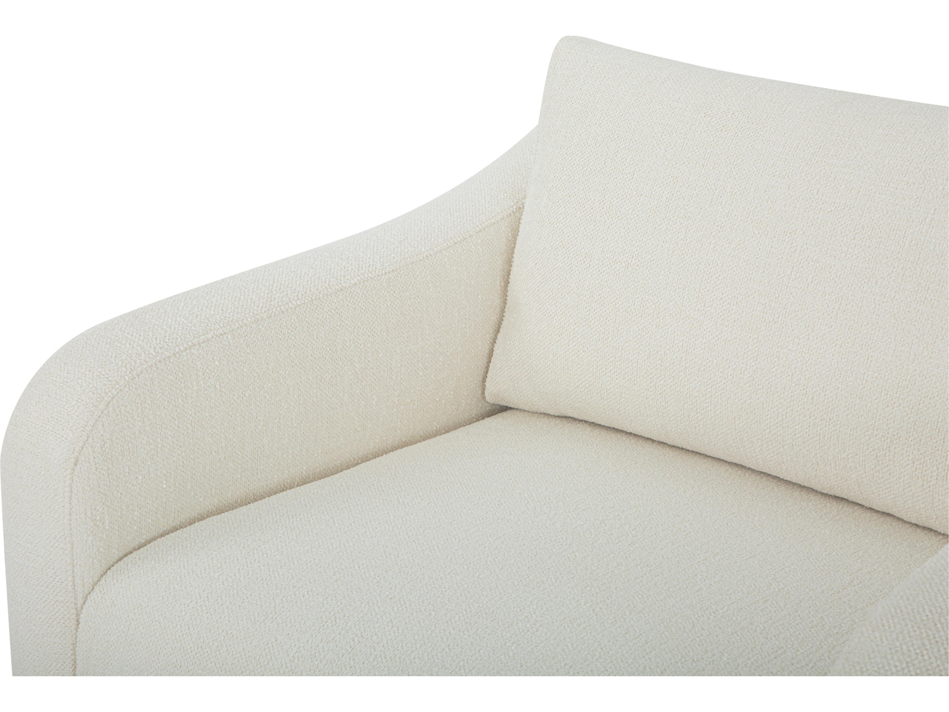 Moe's Home Keane White Accent Chair