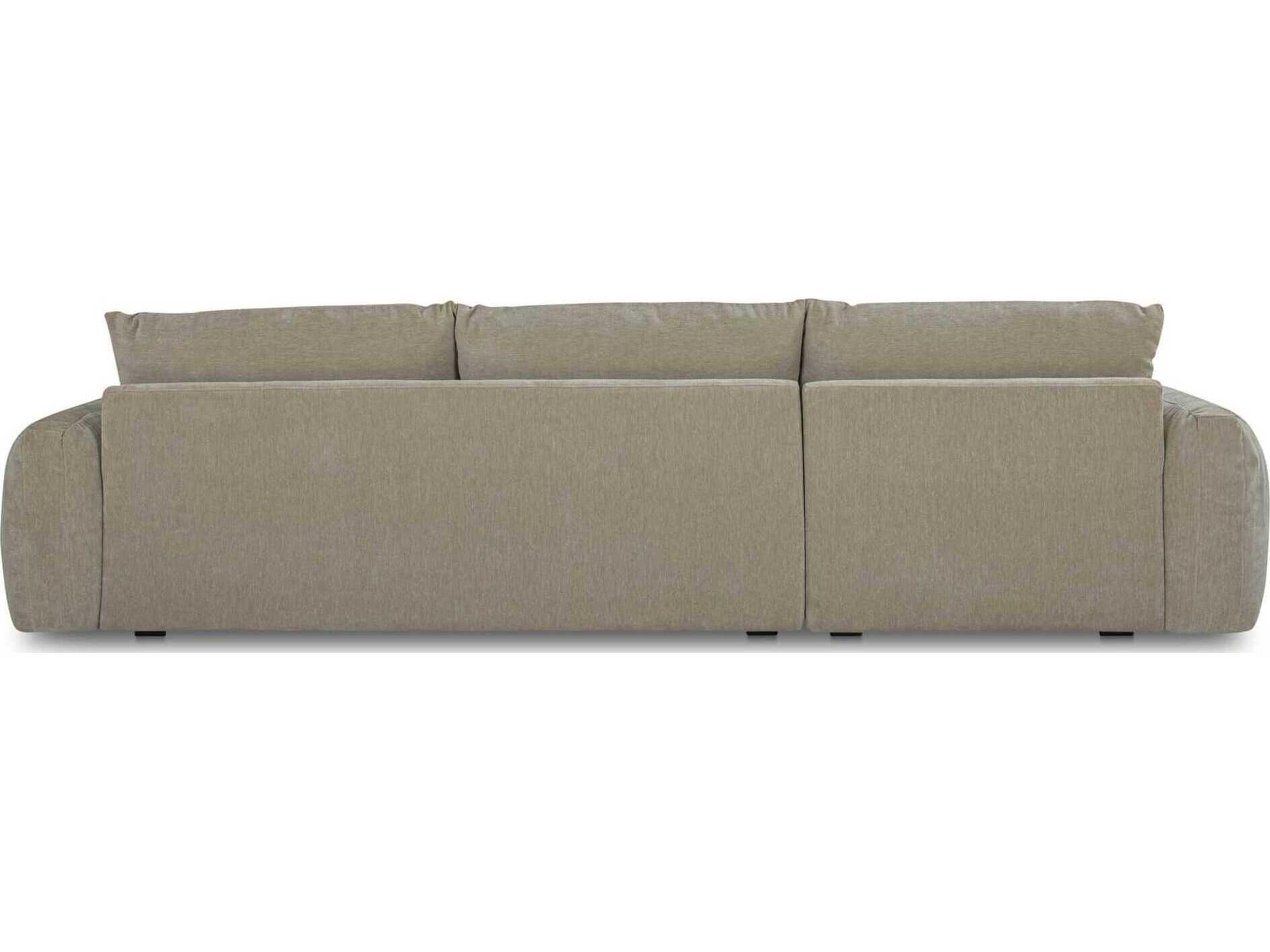 Moe's Home Berga Gray Upholstered Sectional Sofa