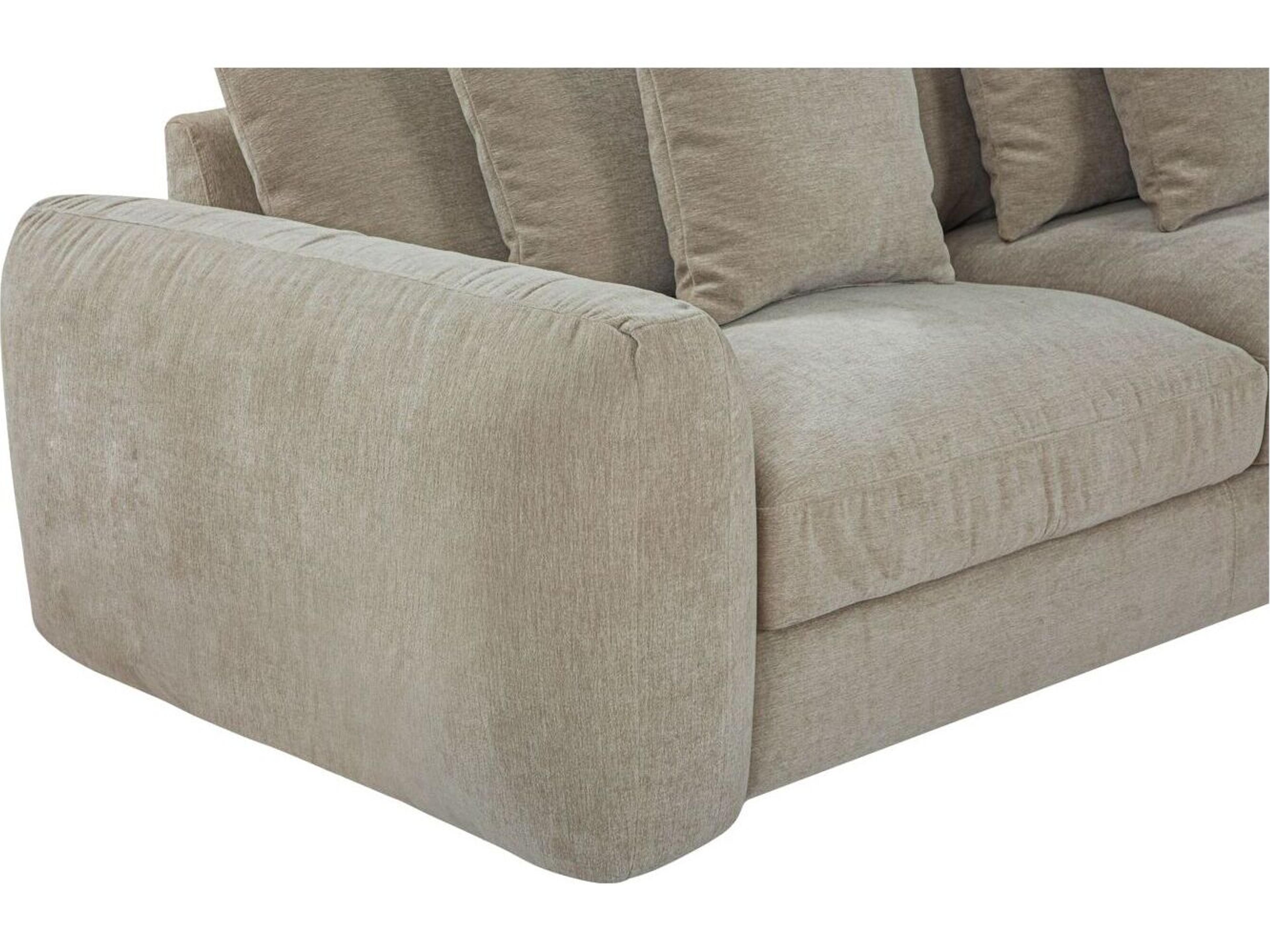 Moe's Home Berga Gray Upholstered Sectional Sofa