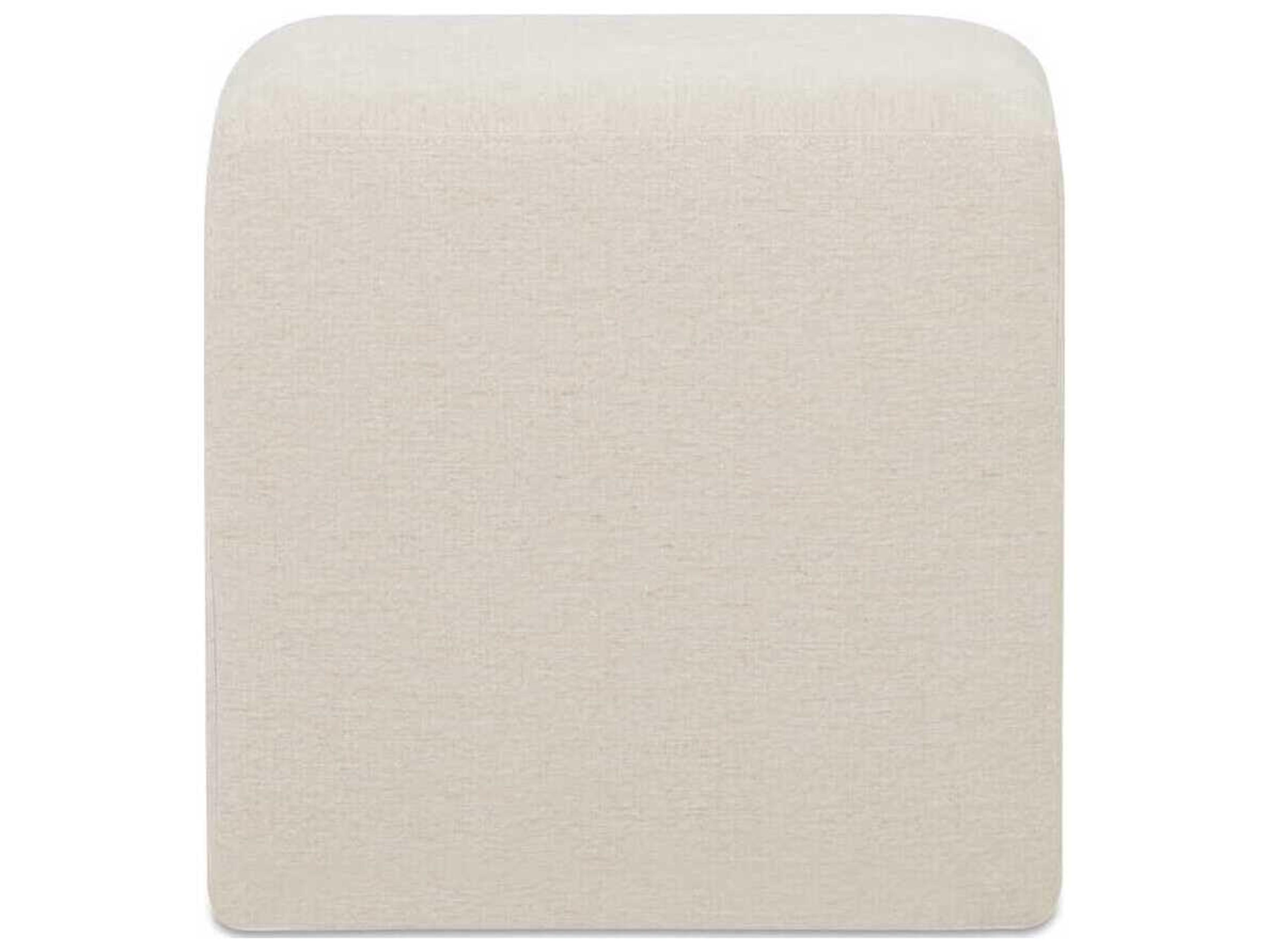 Moe's Home Aidy Oat Upholstered Accent Stool