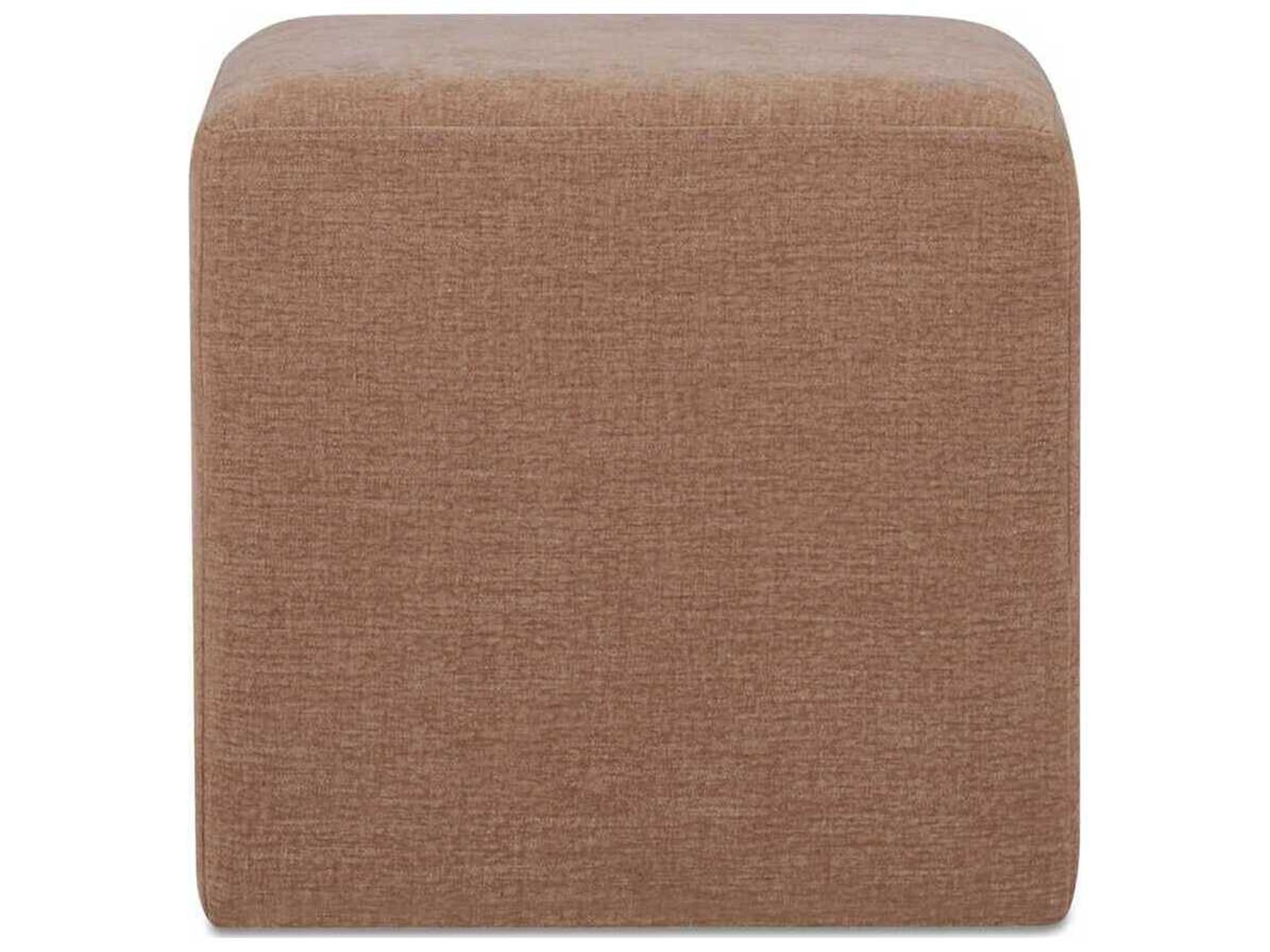 Moe's Home Aidy Washed Pink Upholstered Accent Stool
