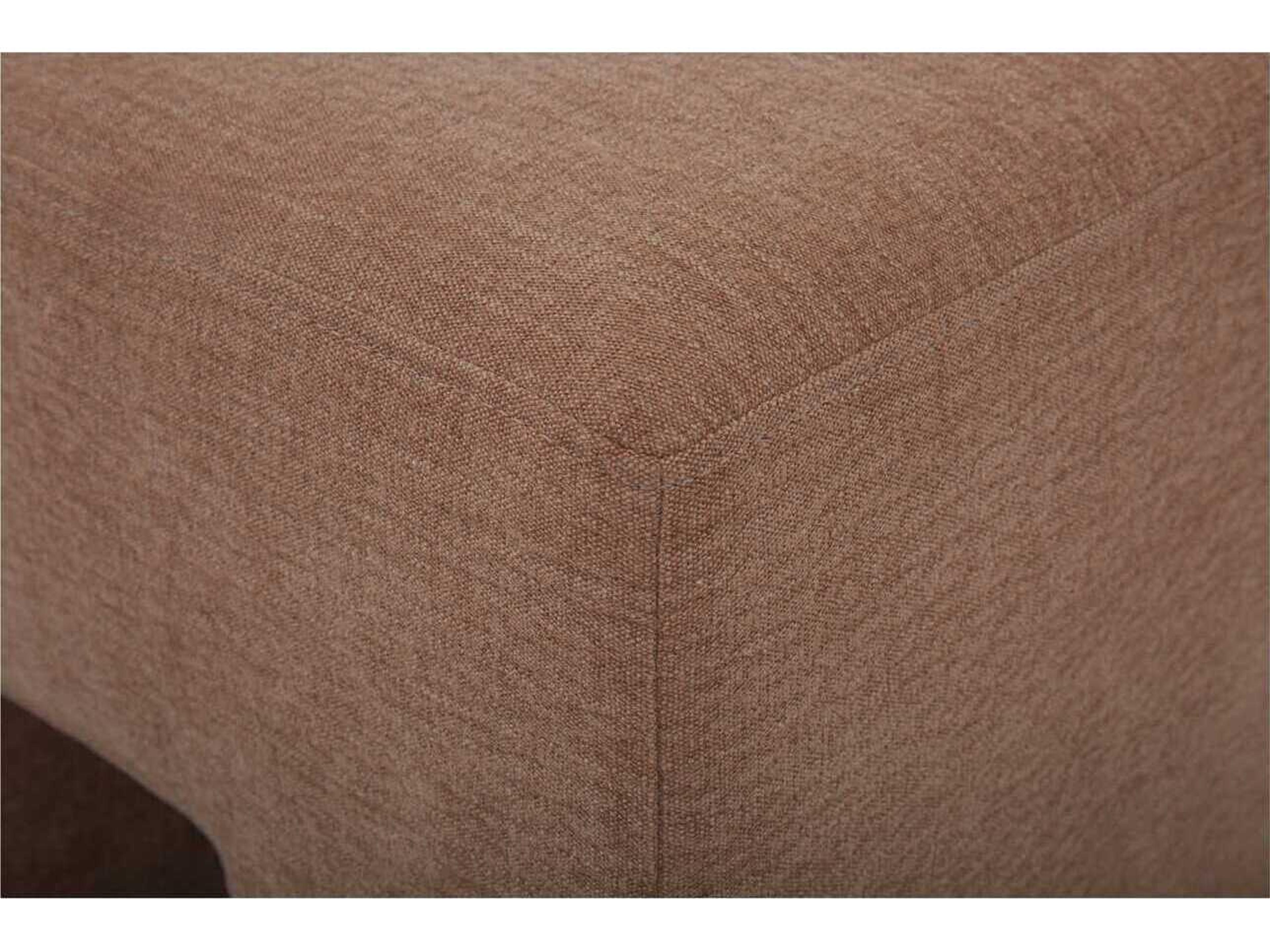 Moe's Home Aidy Washed Pink Upholstered Accent Stool