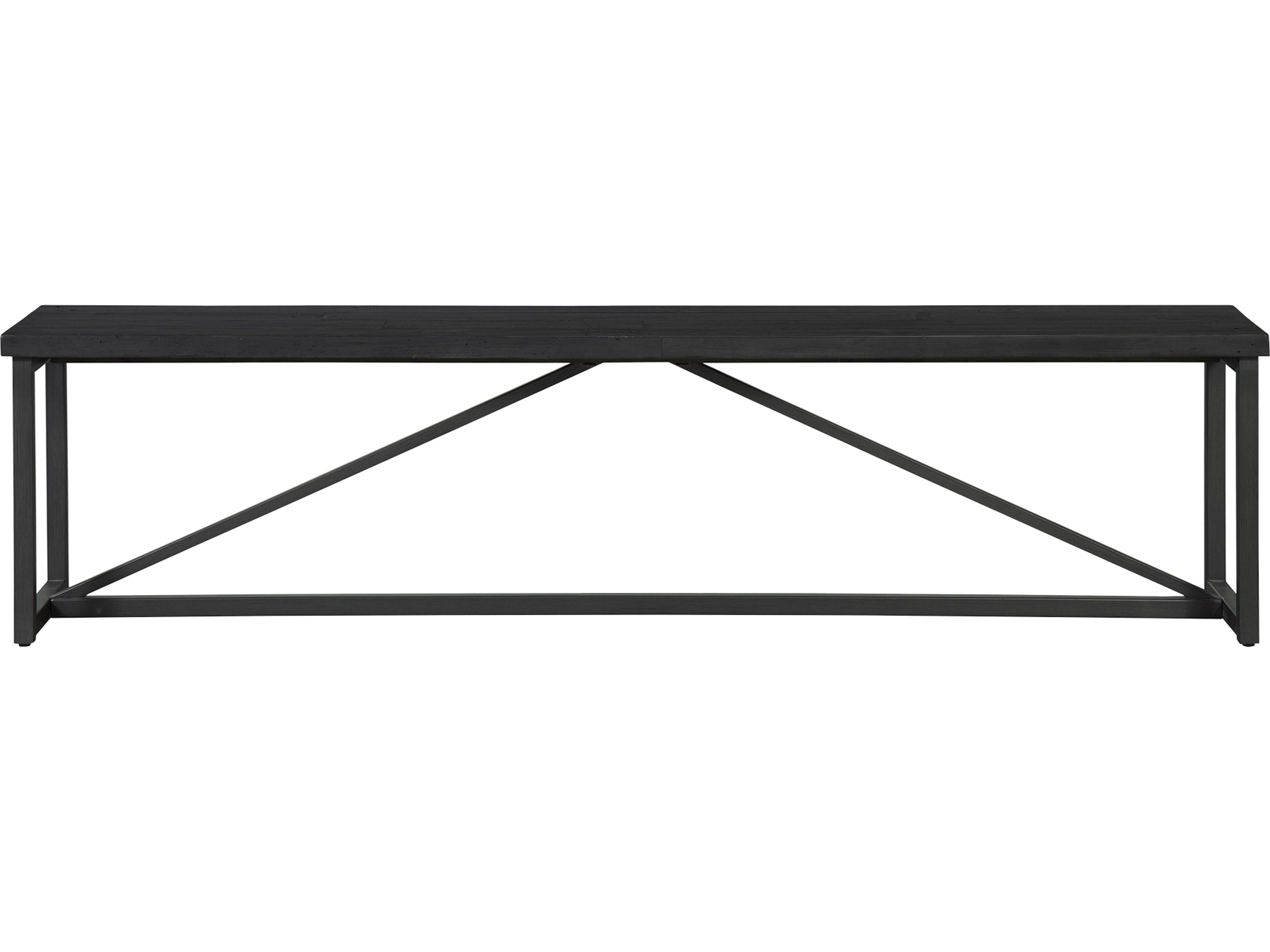 Moe's Home Sierra Black Accent Bench