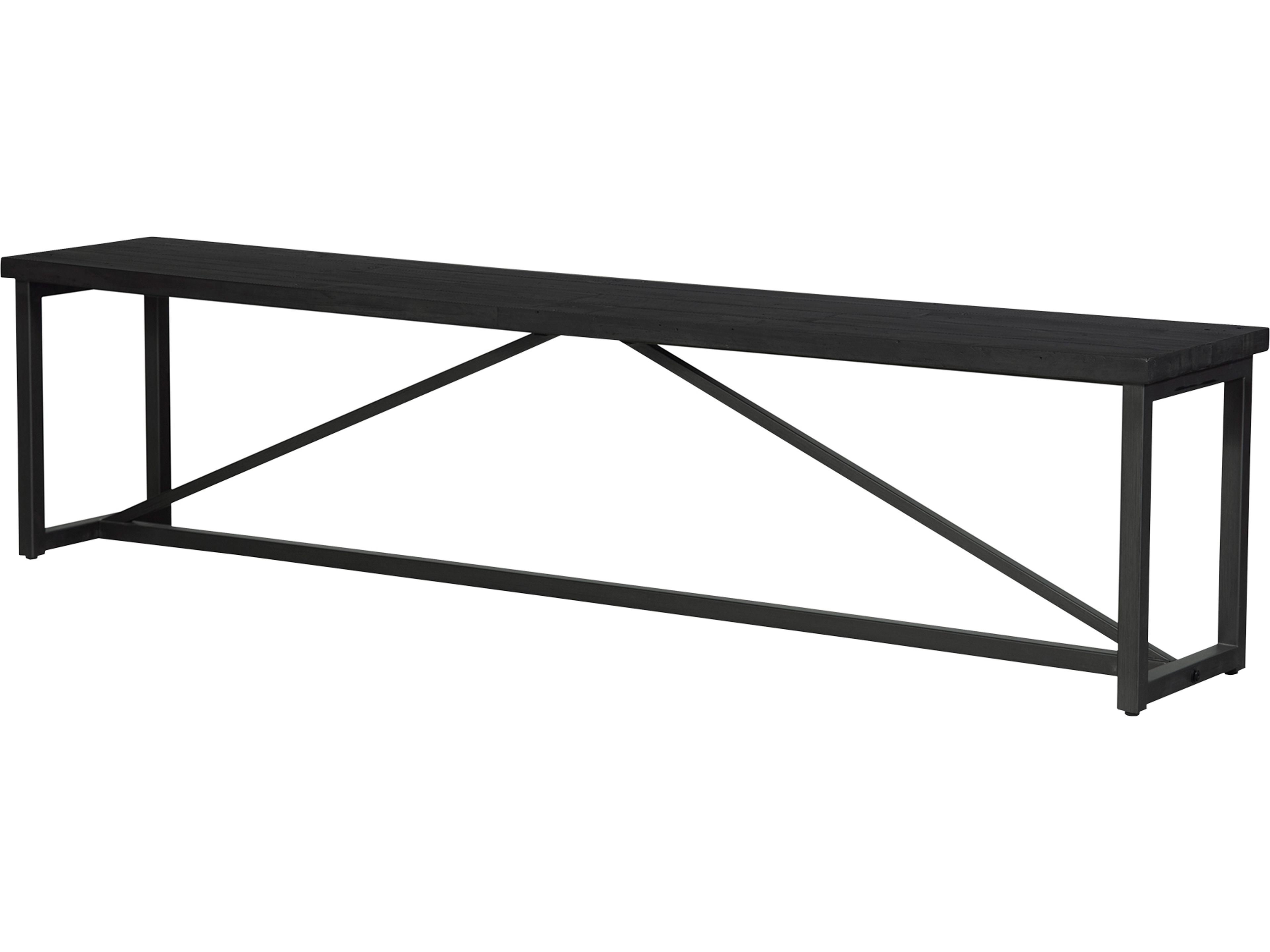 Moe's Home Sierra Black Accent Bench