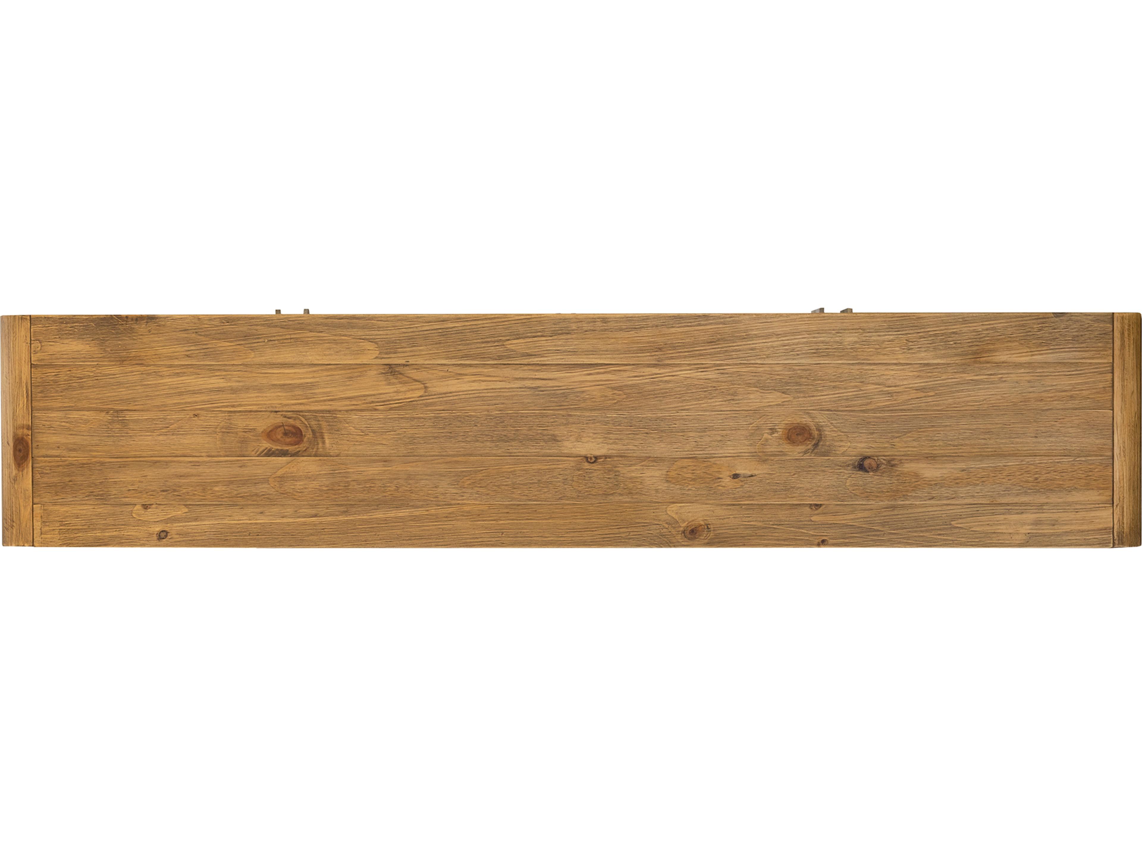 Moe's Home Monterey 78" Pine Wood Natural Media Console