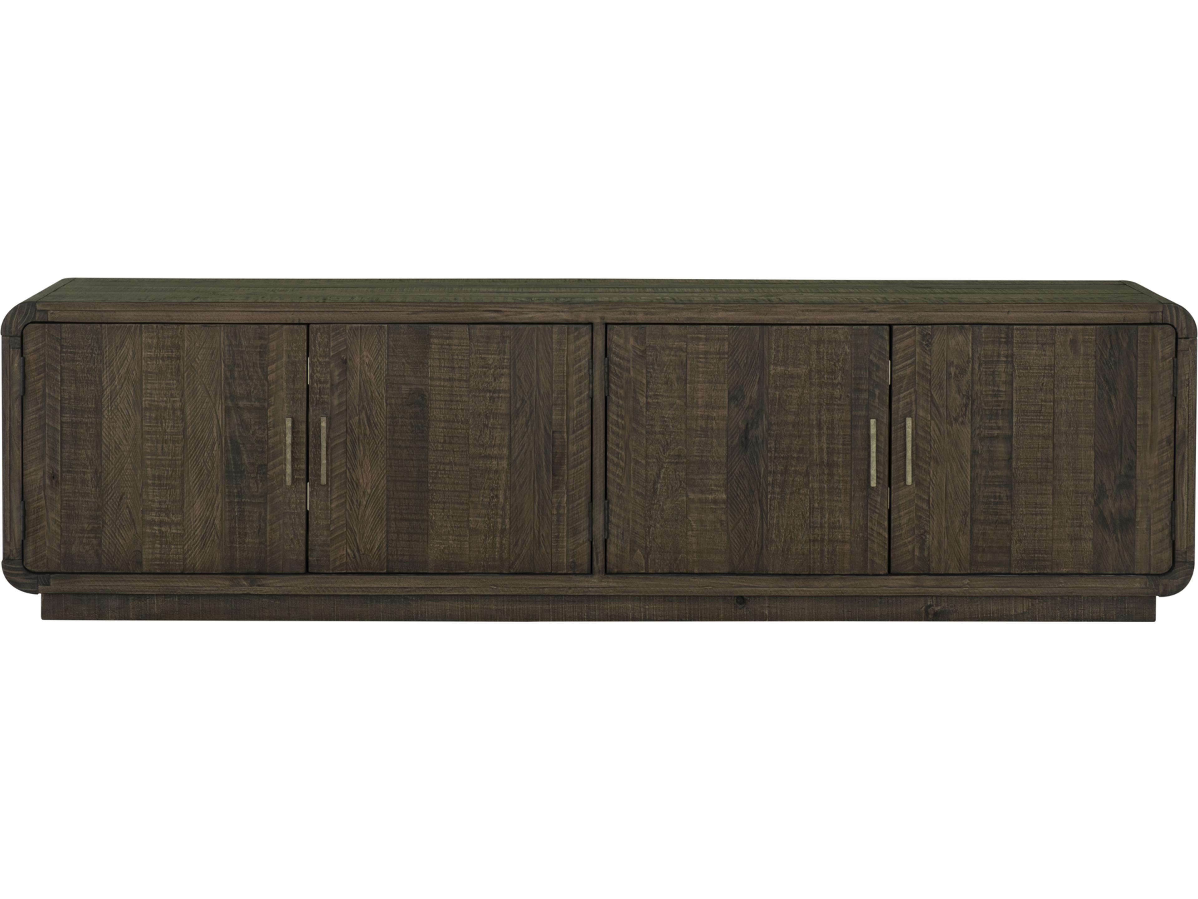 Moe's Home Monterey 82" Pine Wood Brown Media Console
