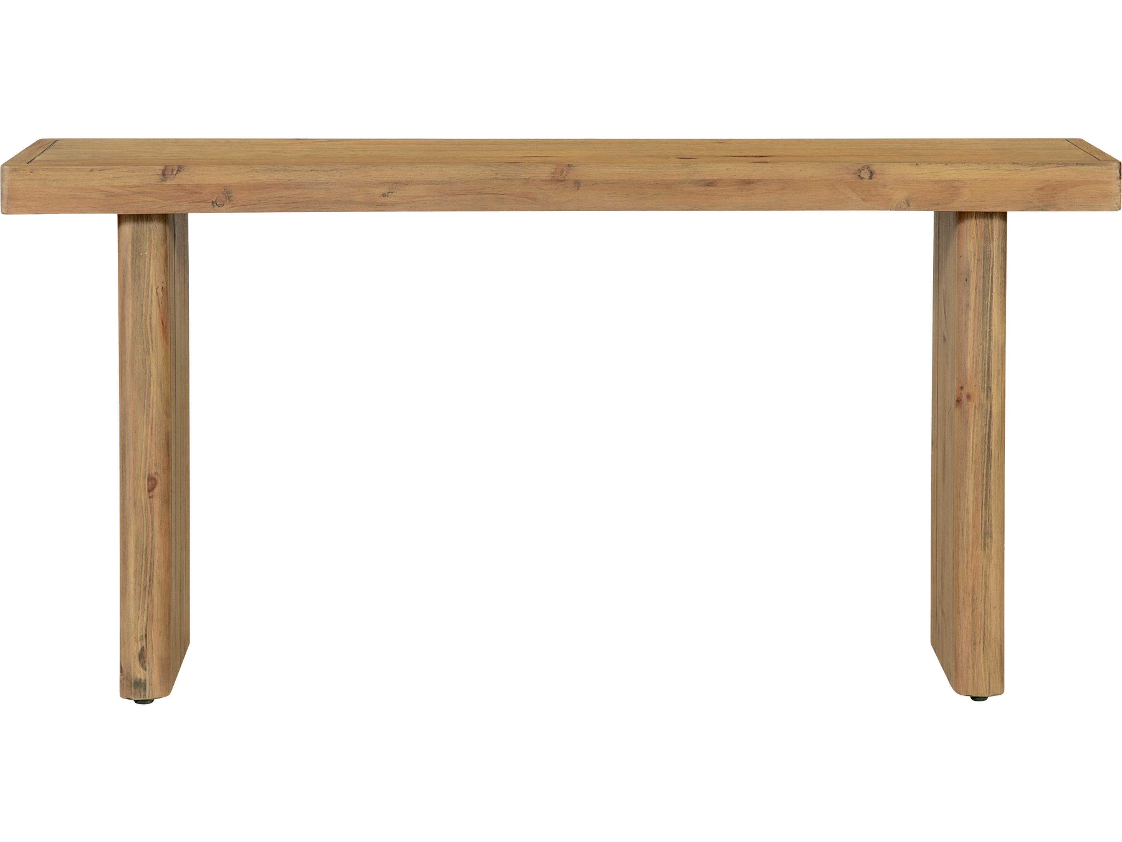 Moe's Home Monterey Rectangular Wood Natural Console Table