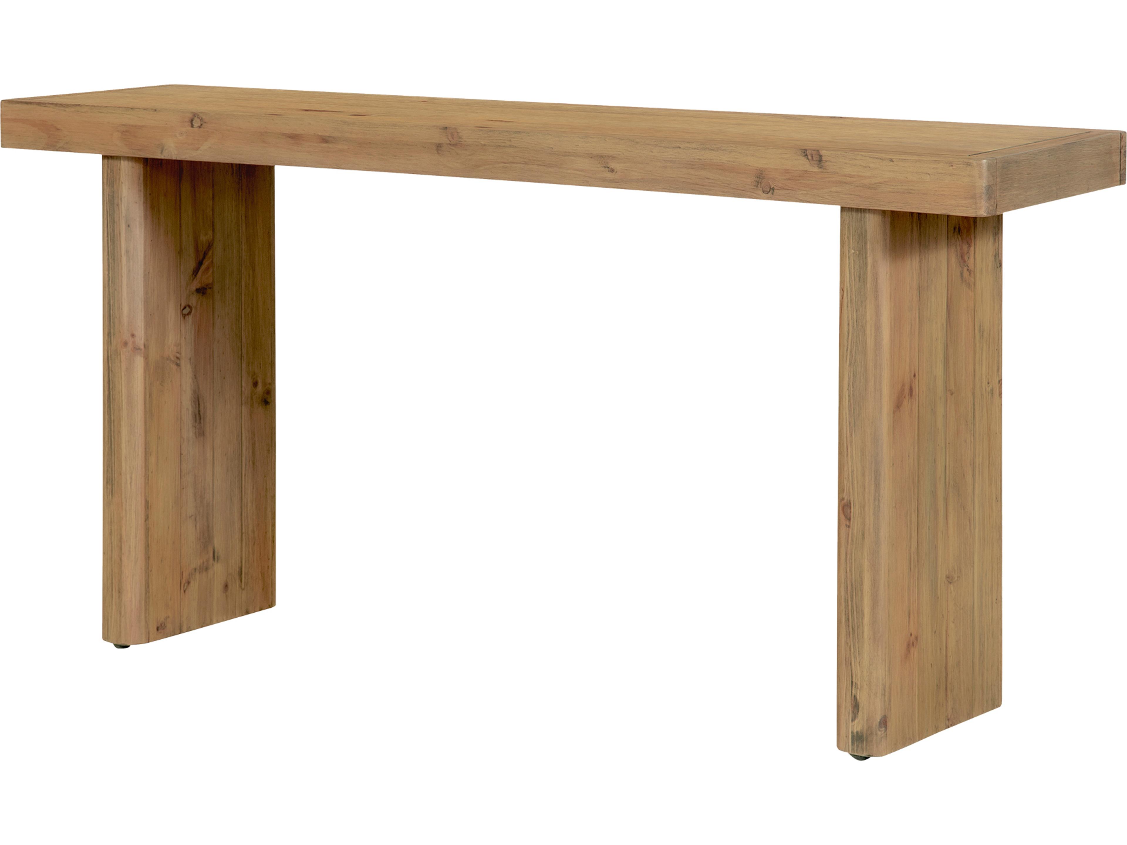 Moe's Home Monterey Rectangular Wood Natural Console Table