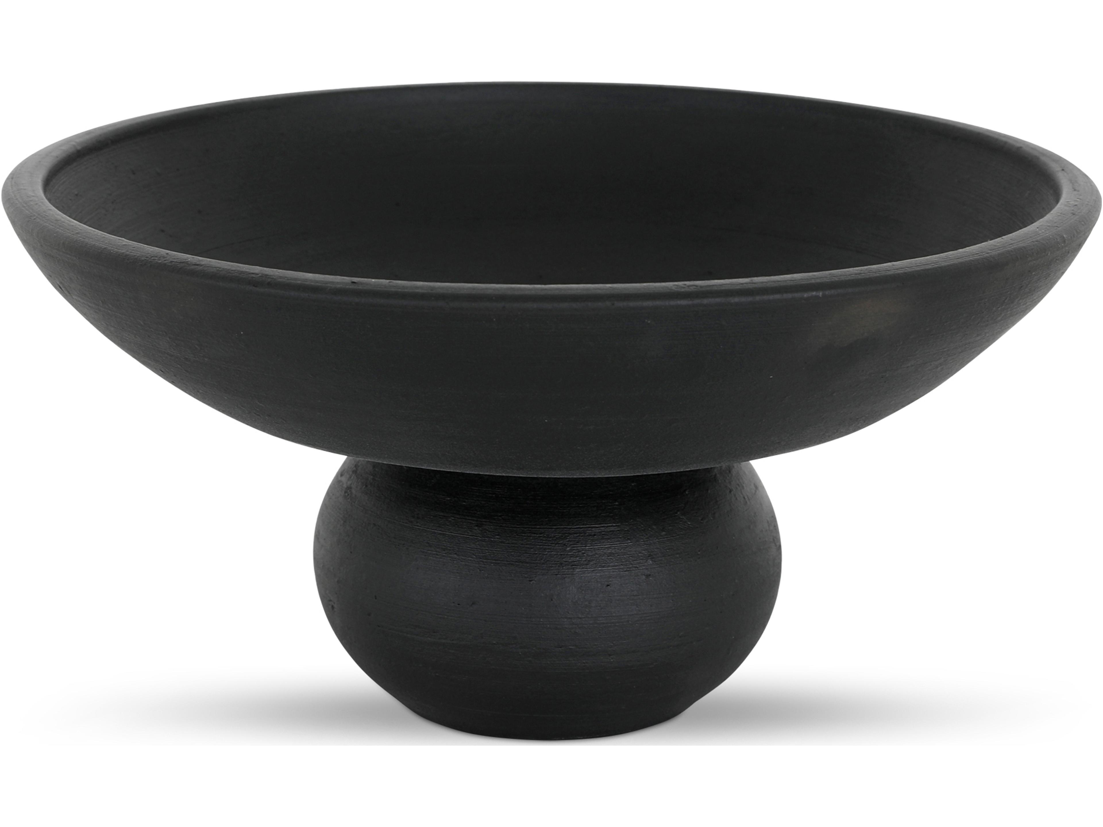 Asha Black Terracotta Decorative Bowl