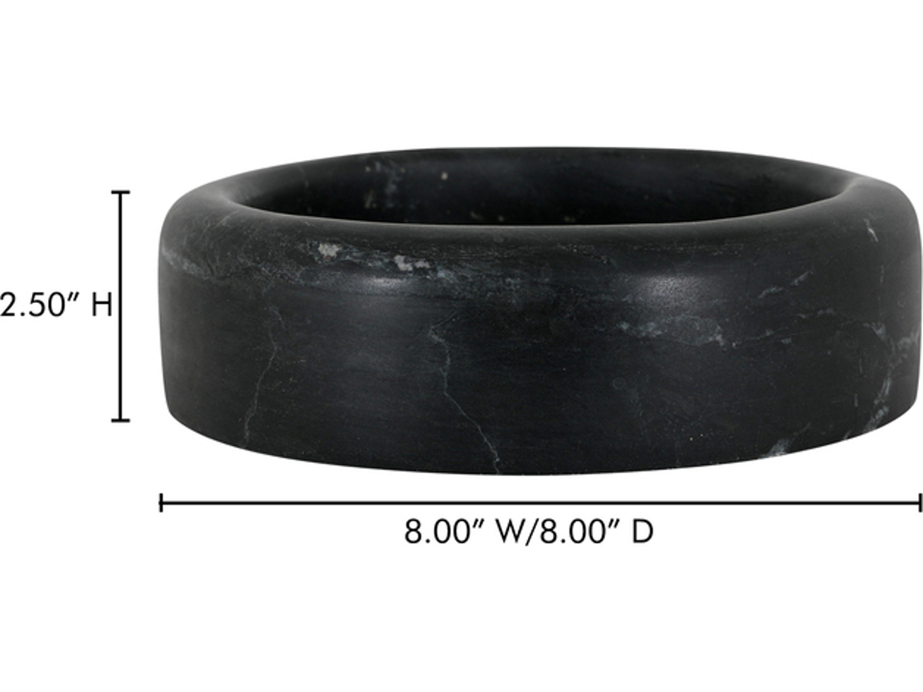 Moe's Home Anais Black Marble Serving Tray