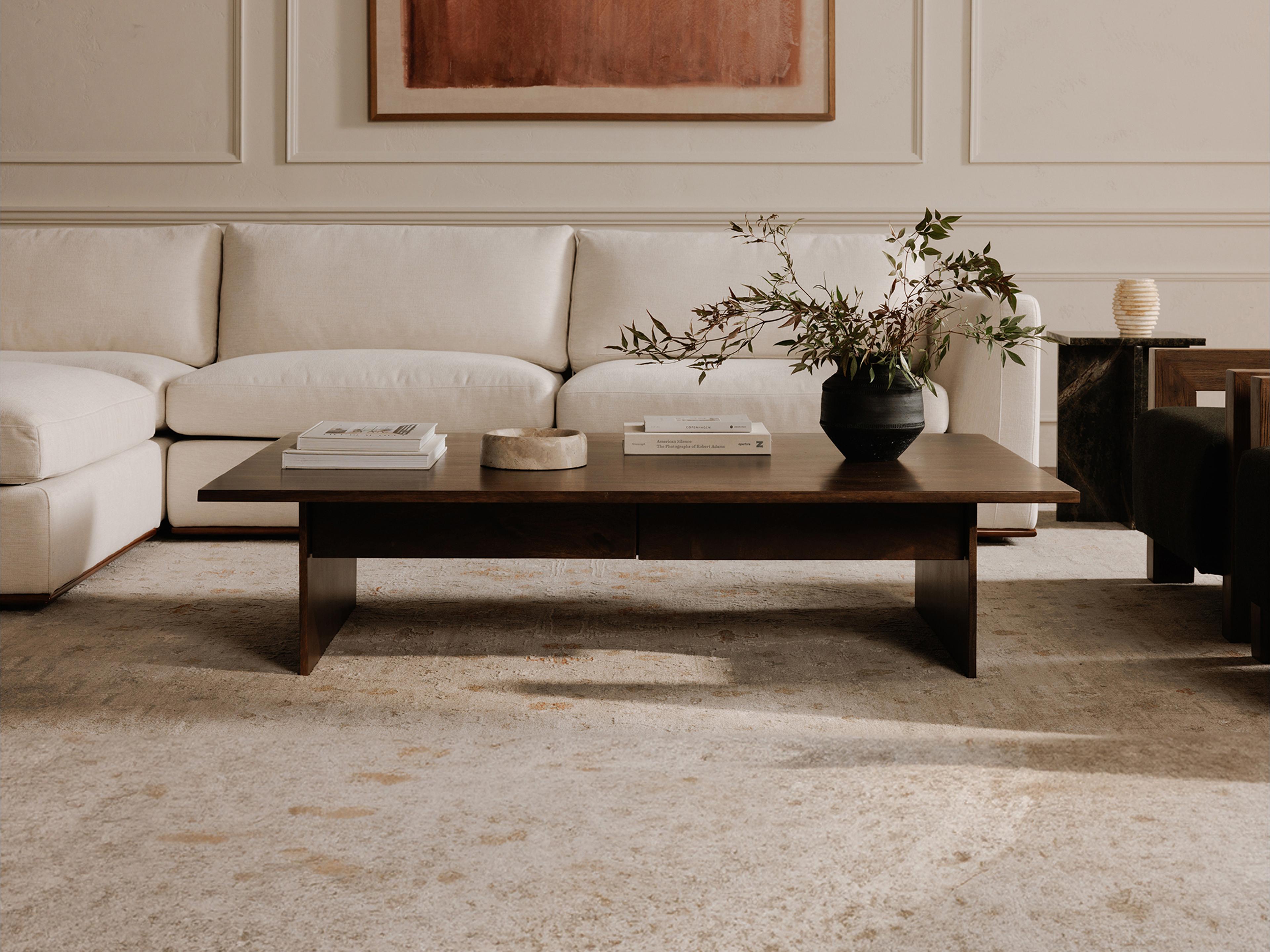 Moe's Home Anais Beige Marble Serving Tray