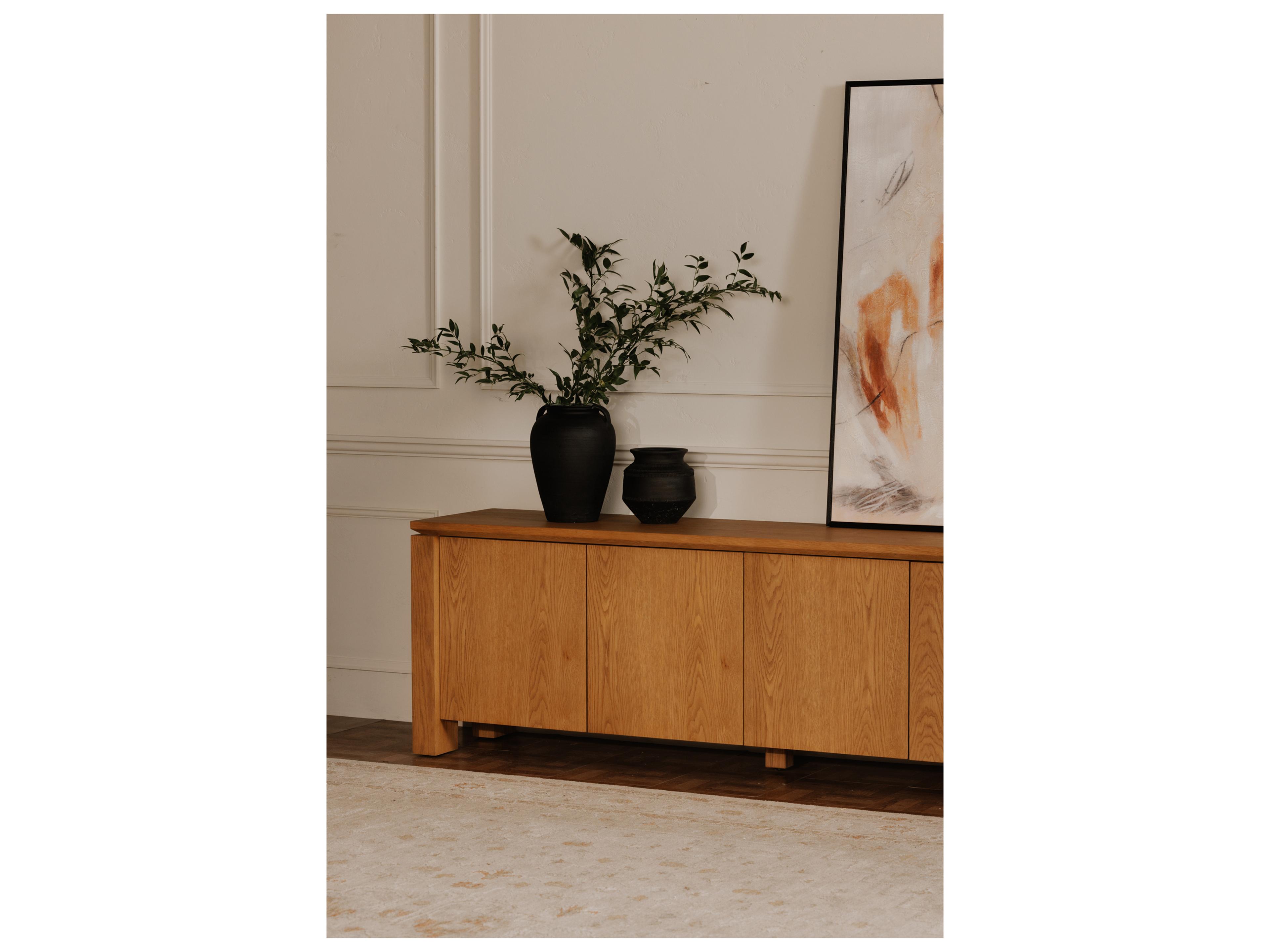 Moe's Home Astra Vessel Black Vase