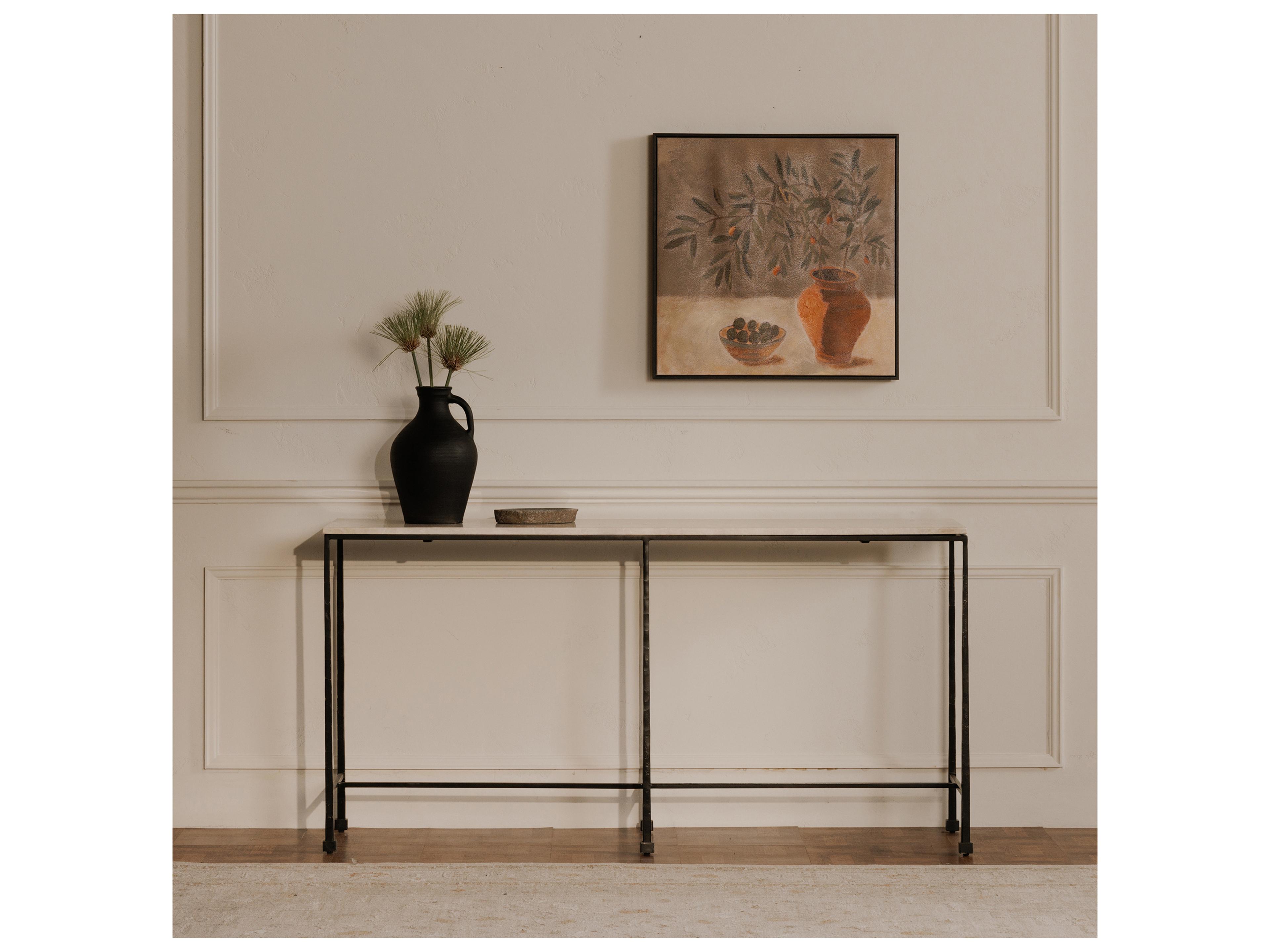 Moe's Home Lyra Black Terracotta Vase