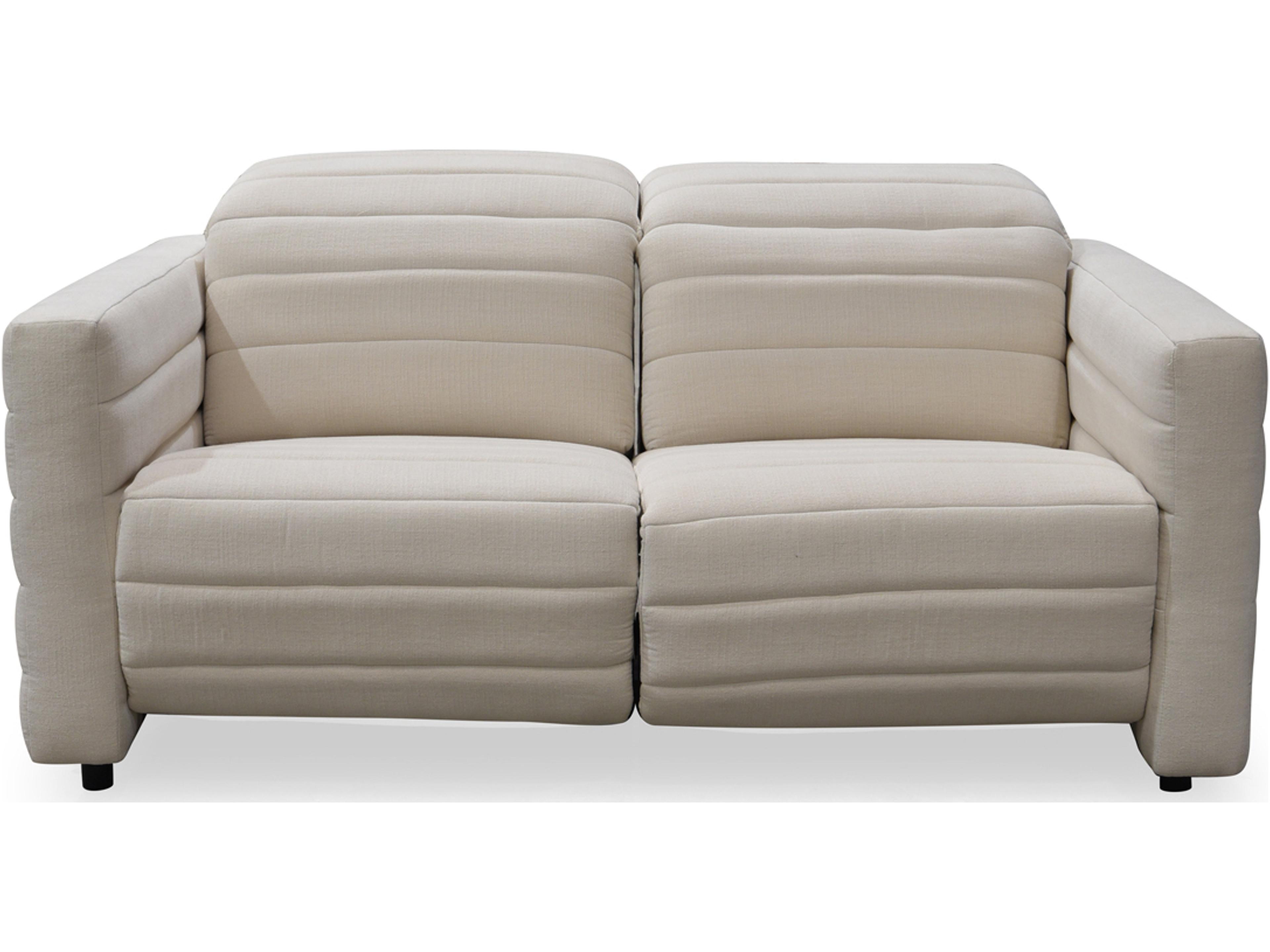 Juno White Recliner Upholstered Sofa