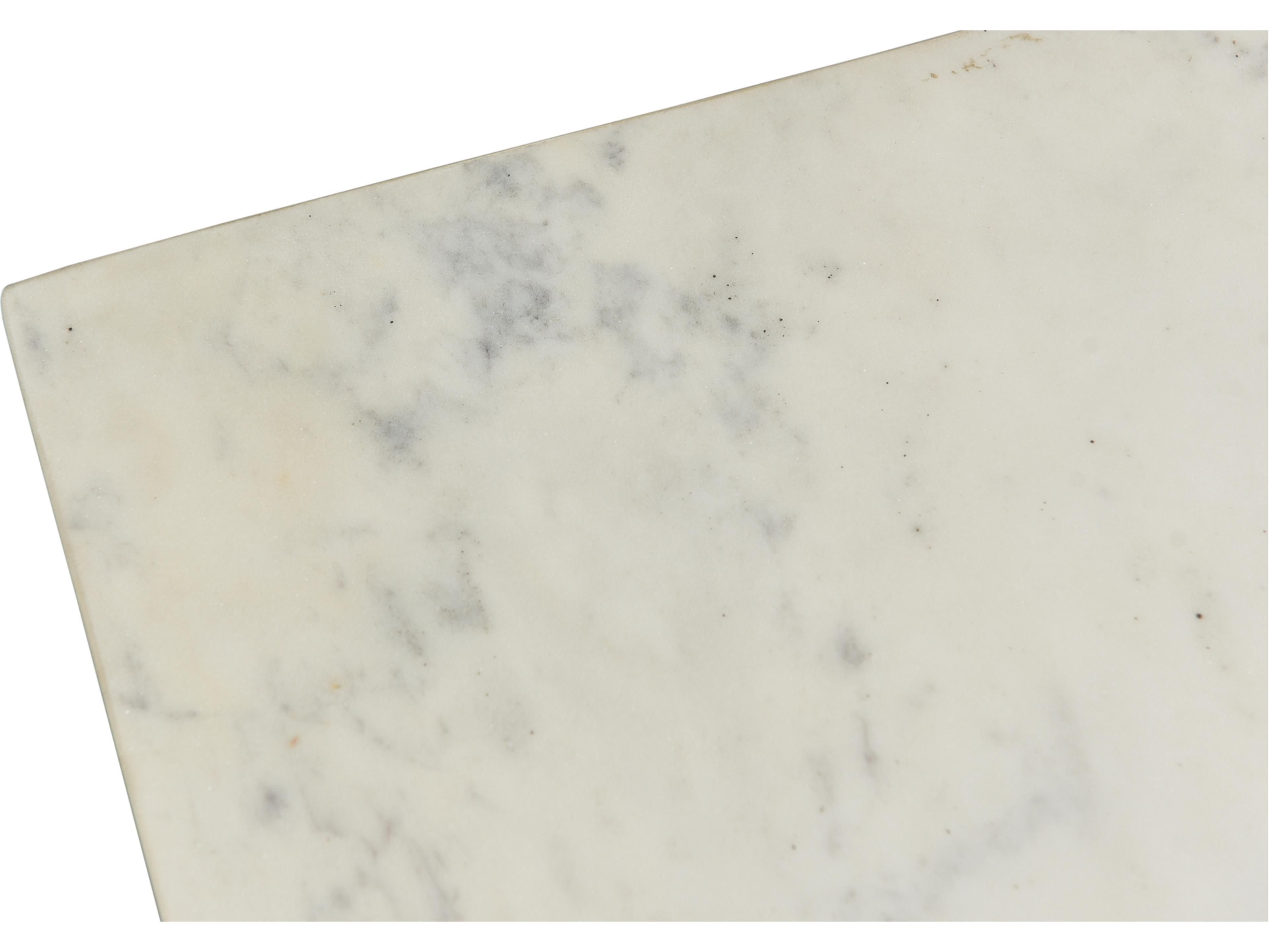 Moe's Home Square Marble White Coffee Table