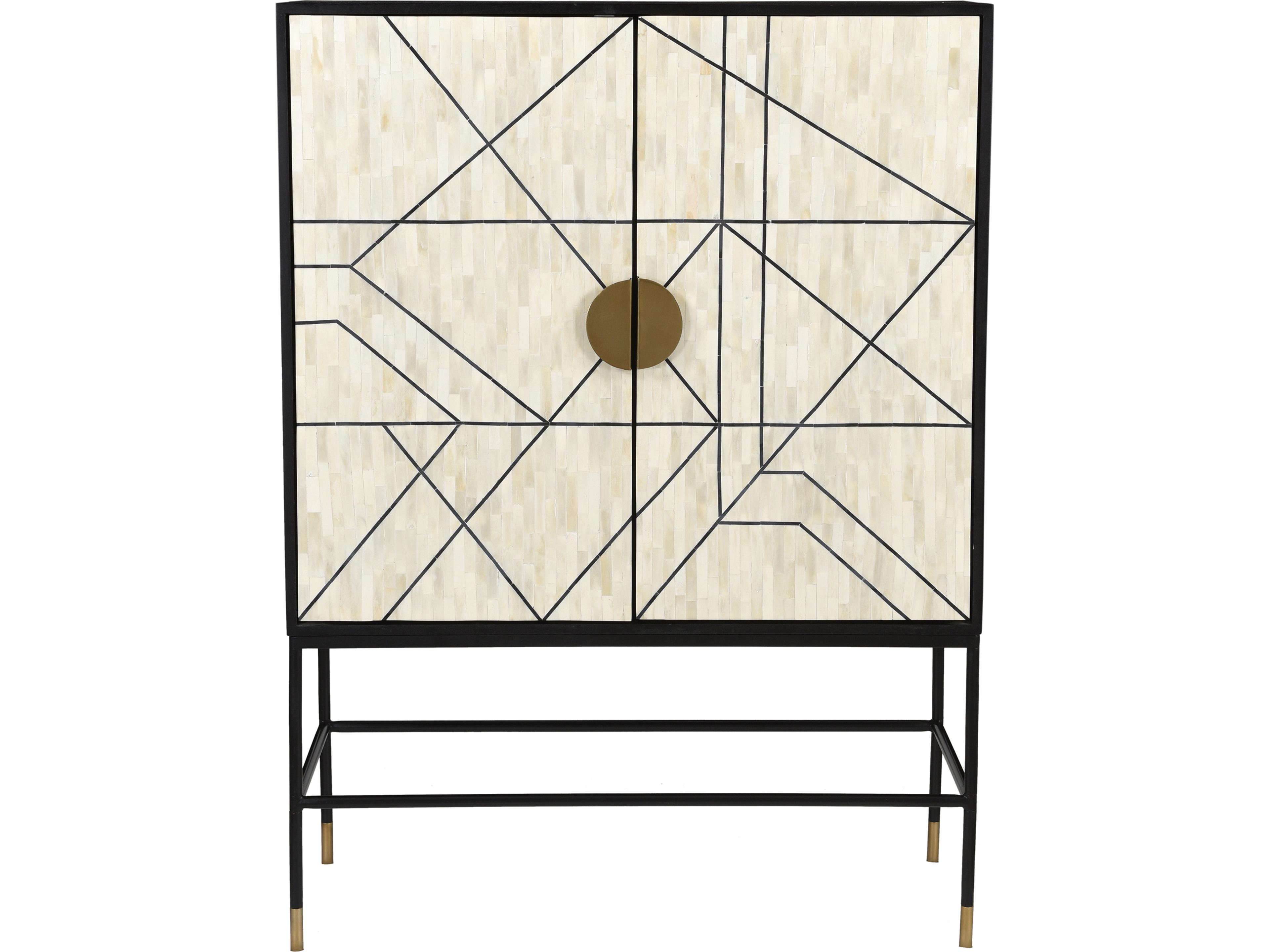 Shaws Cabinet Cream And Black