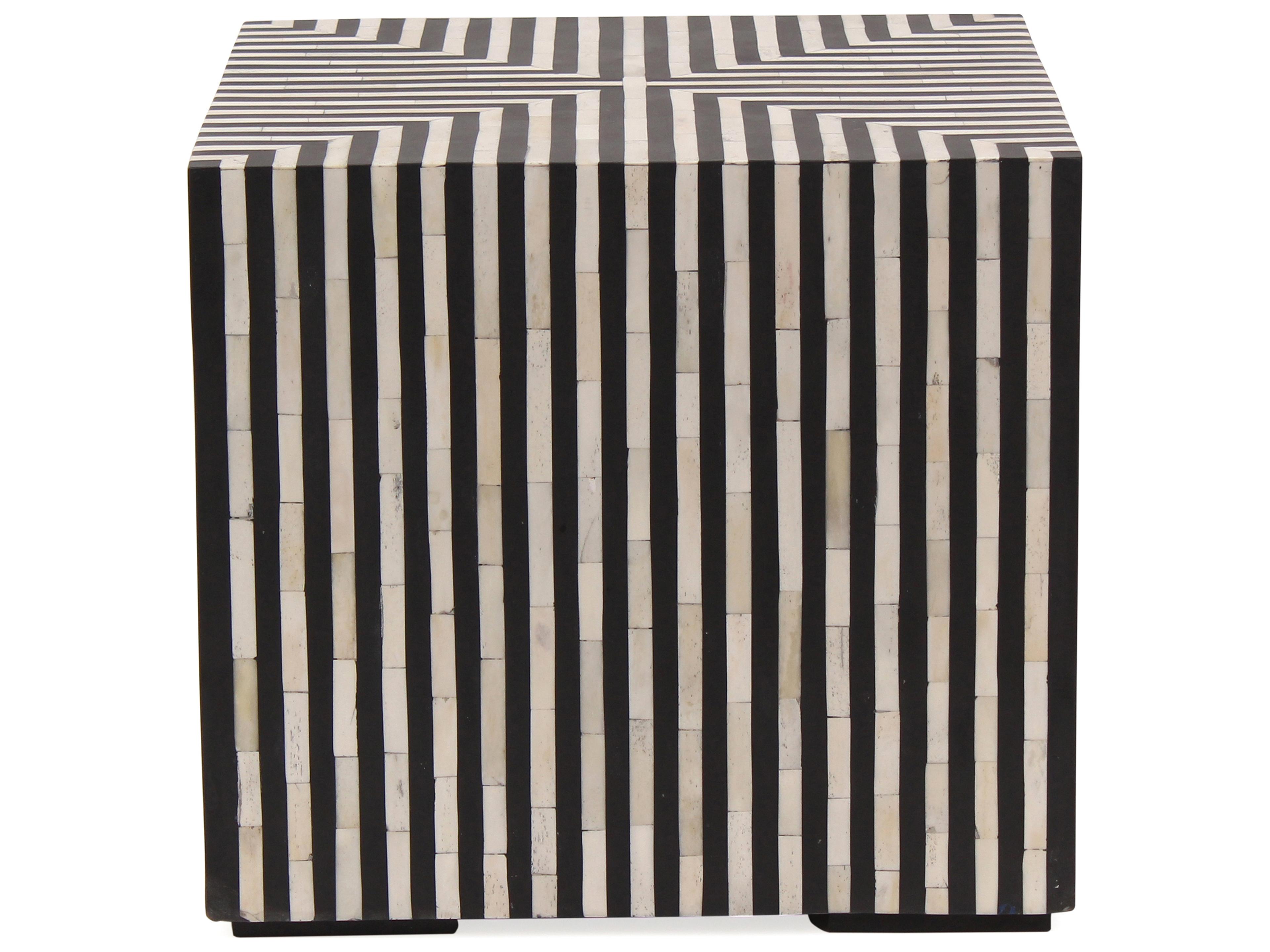 Moe's Home Square Resin Multicolor End Table