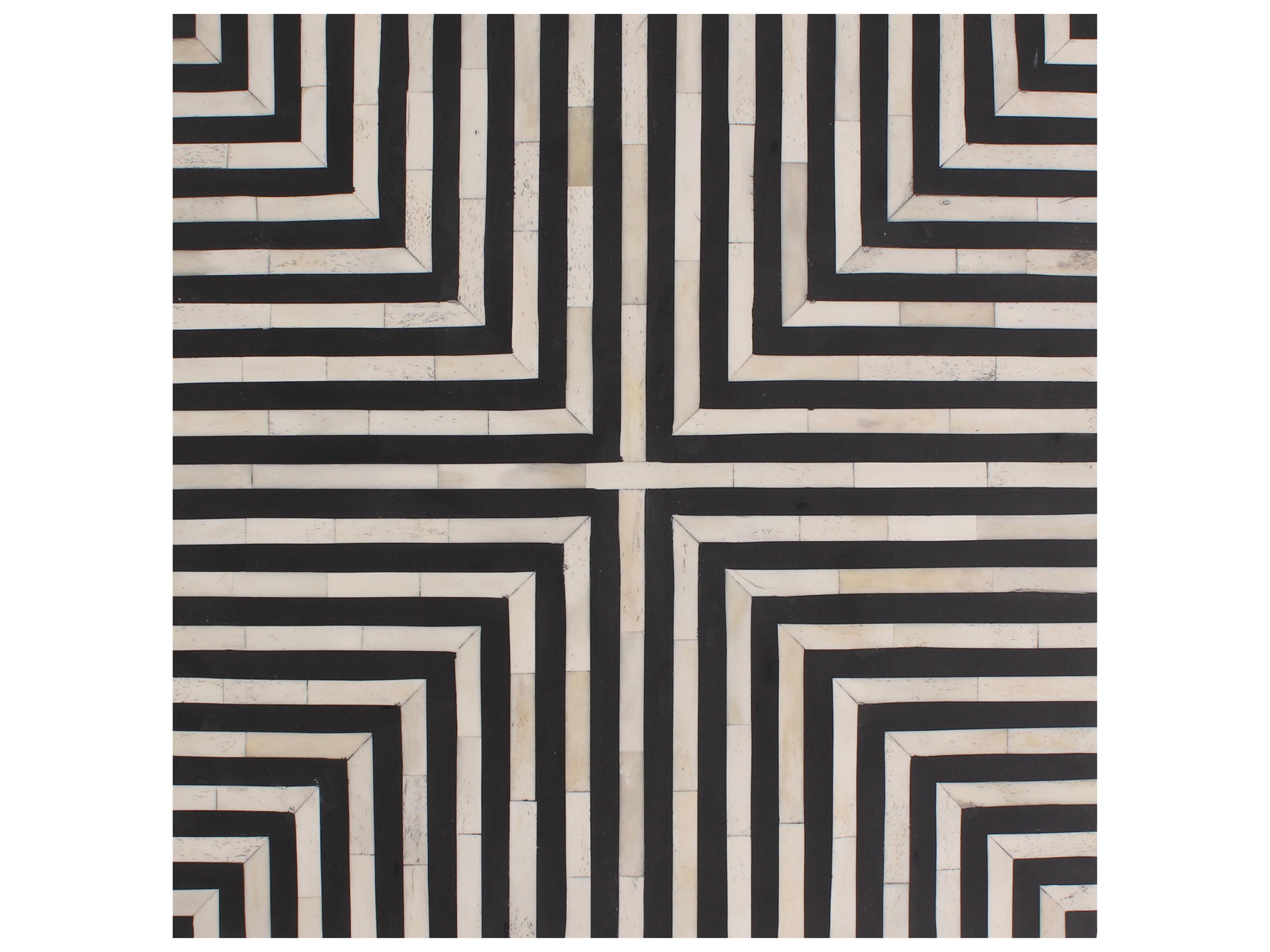 Moe's Home Square Resin Multicolor End Table