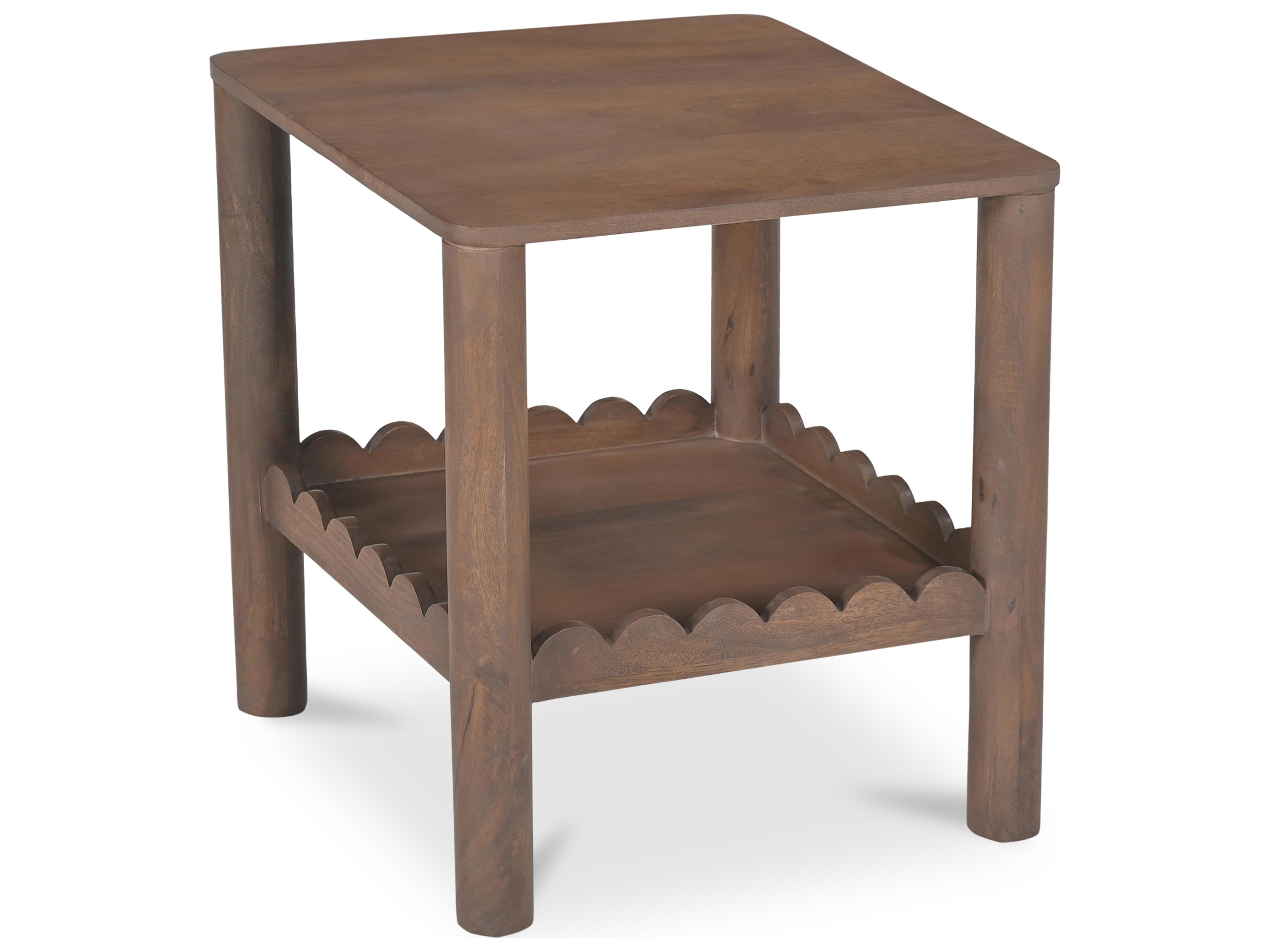 Moe's Home Wiley Square Wood Brown End Table