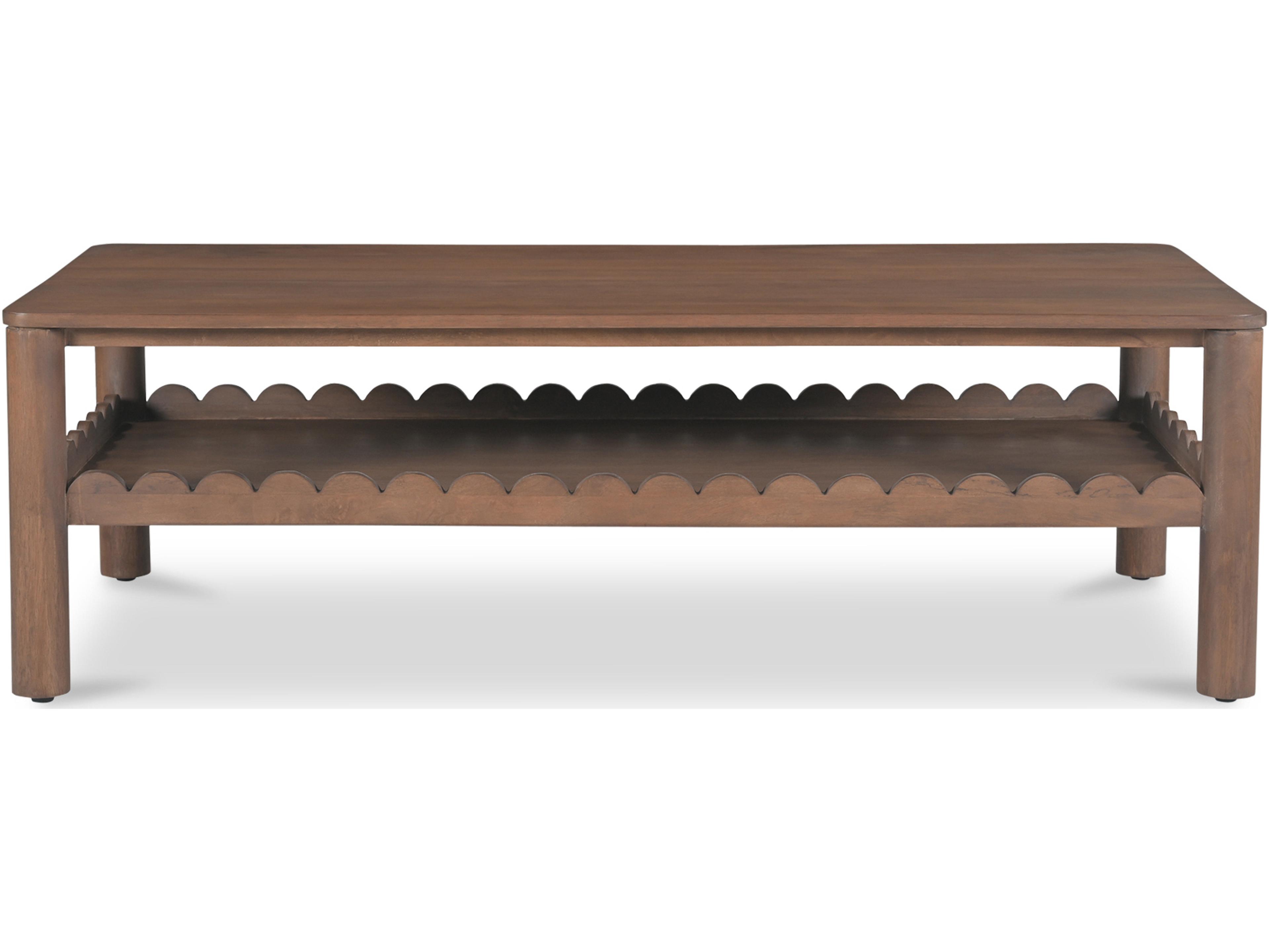 Wiley Coffee Table in Vintage Brown Mango Wood