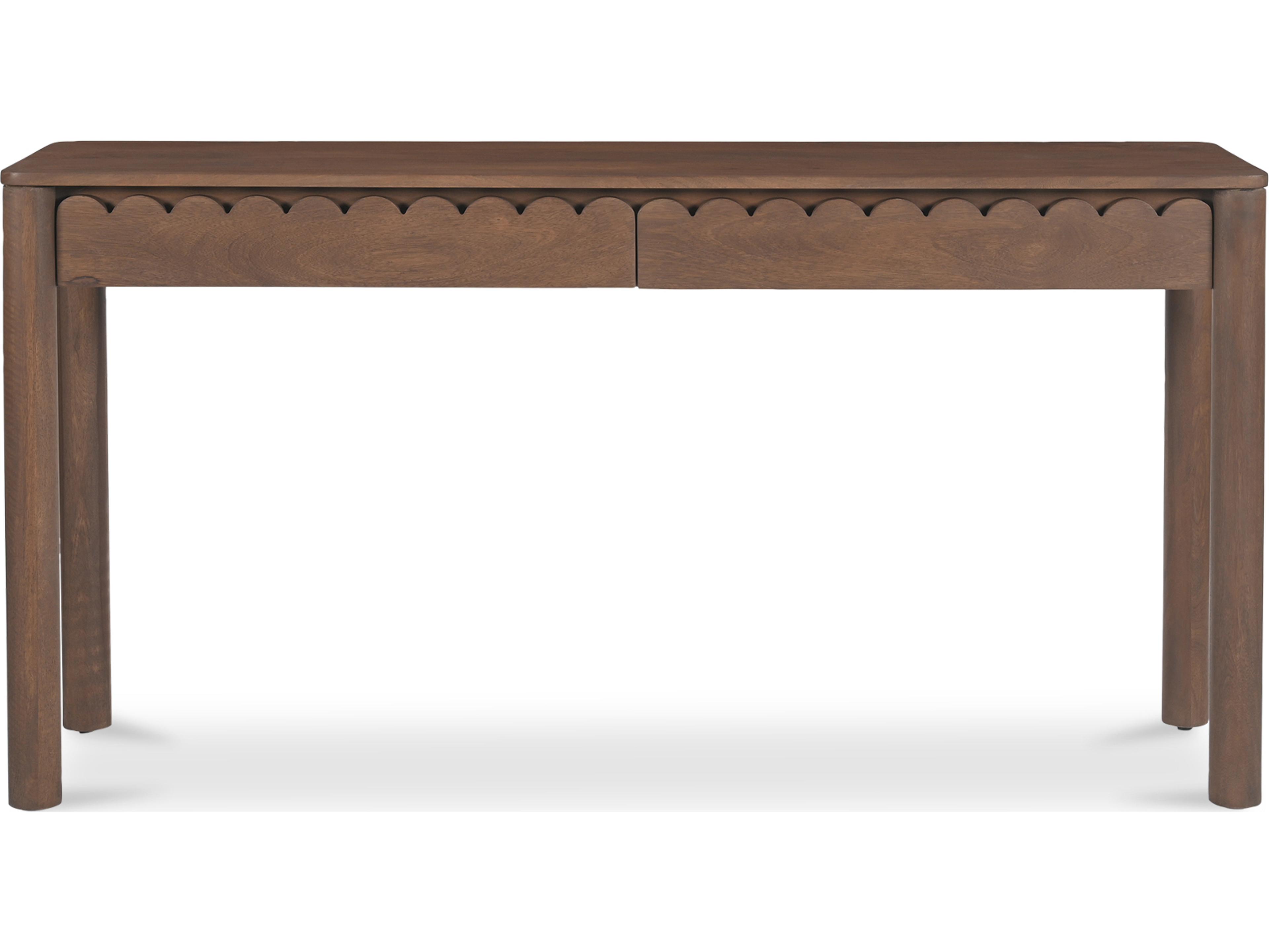 Moe's Home Wiley Rectangular Wood Brown Console Table