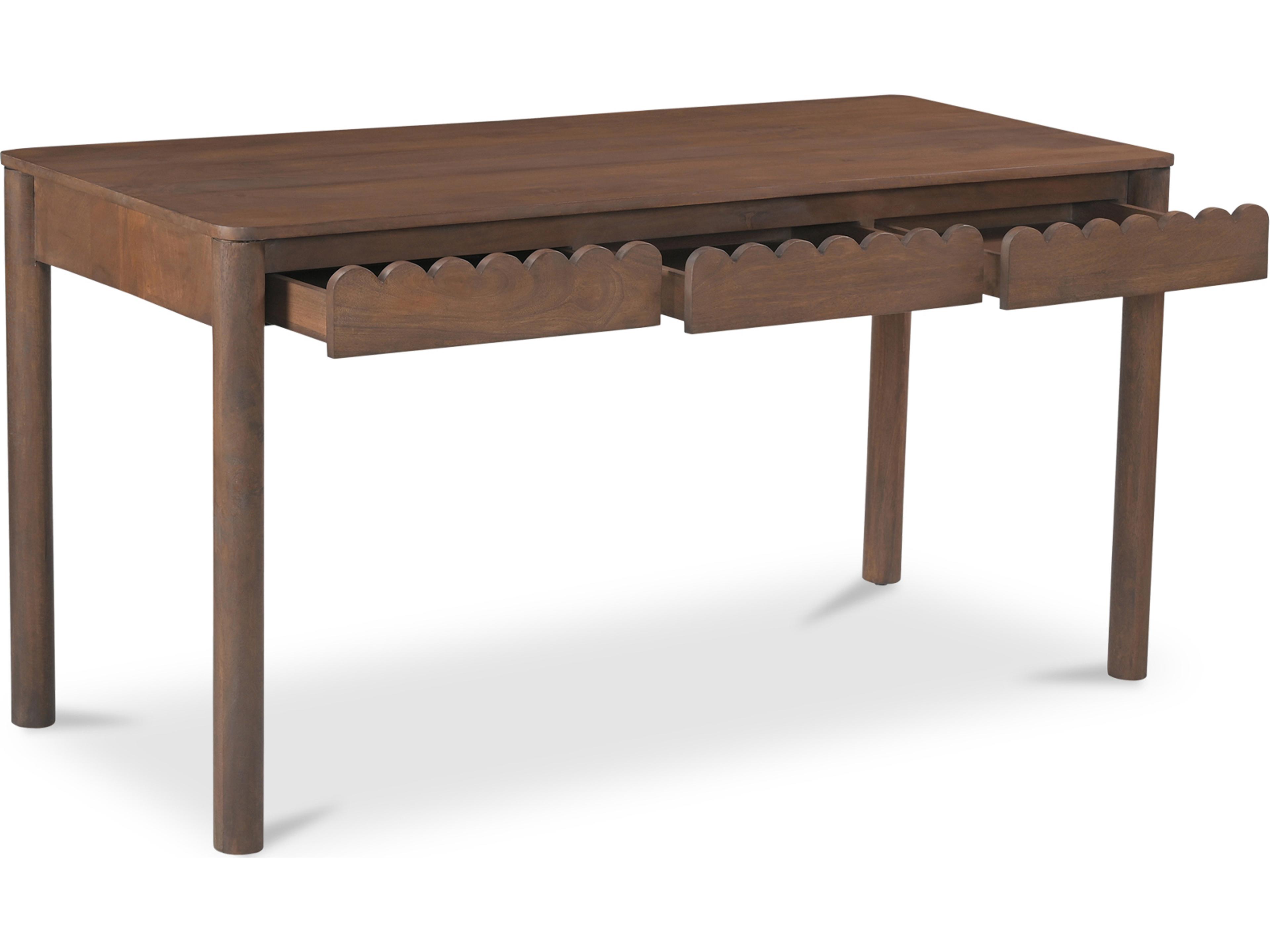 Moe's Home Wiley Brown Mango Wood Writing Desk
