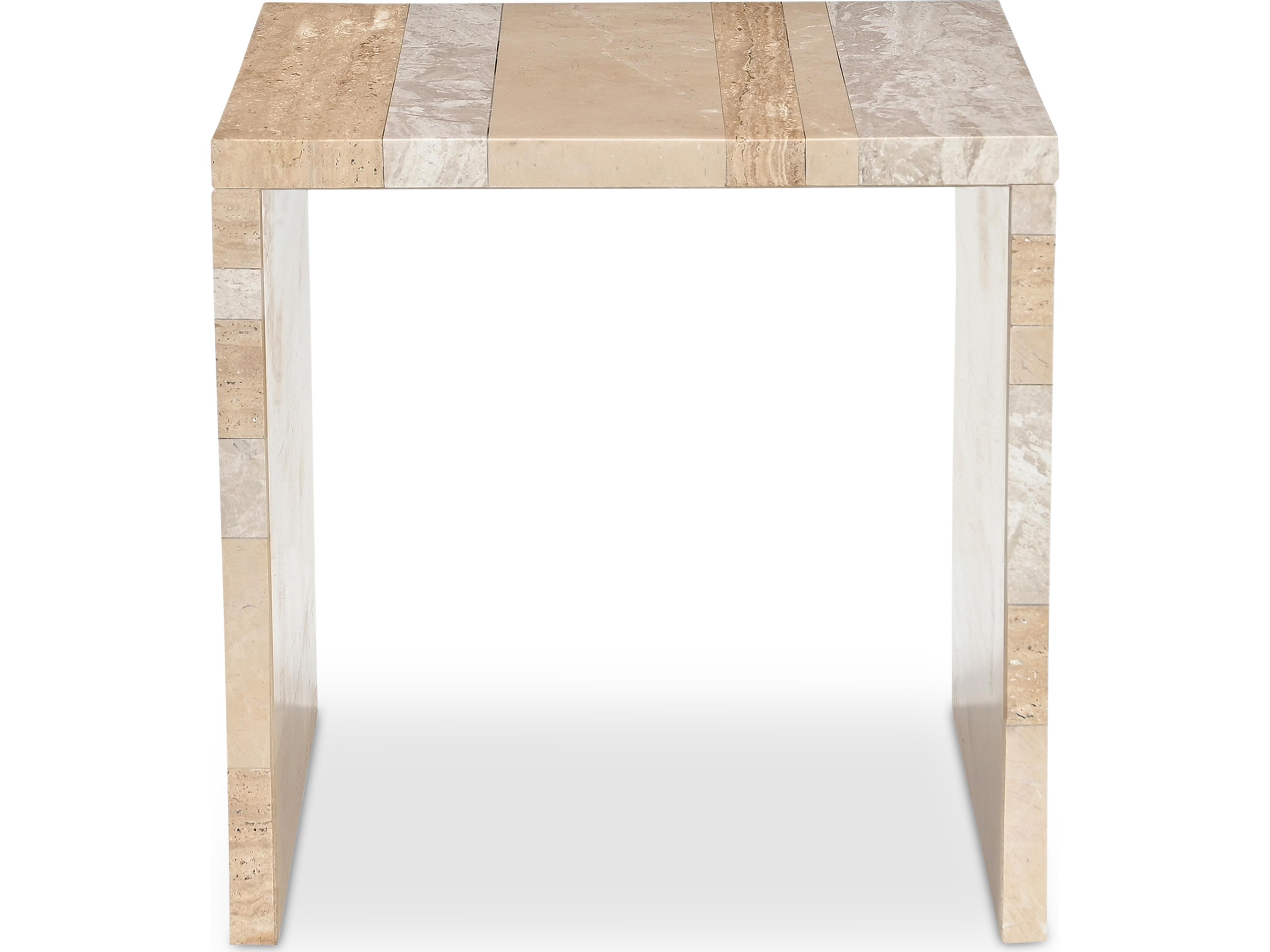 Rosa Accent Table Multicolor Marble