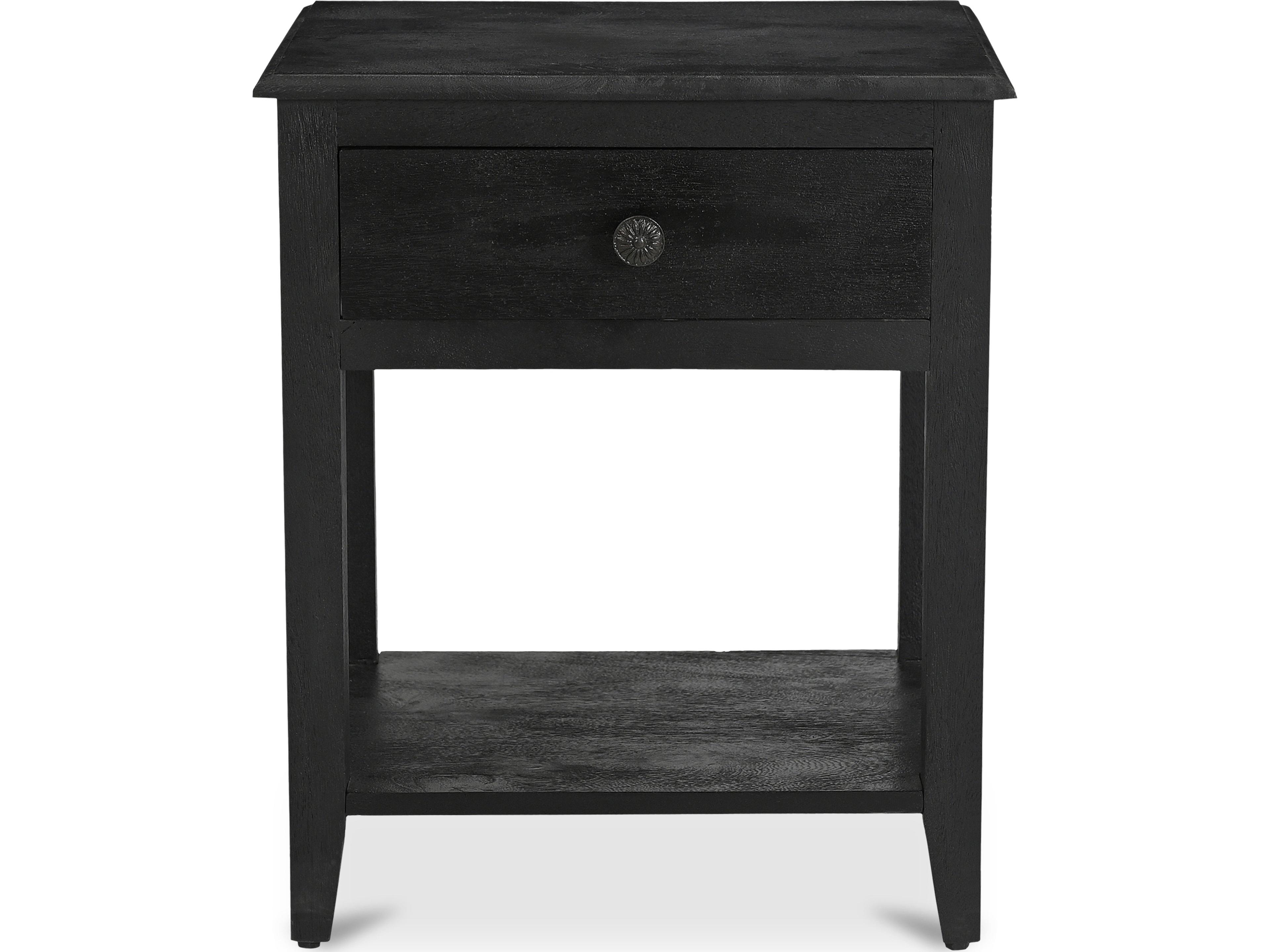 Corrine Nightstand Antique Black