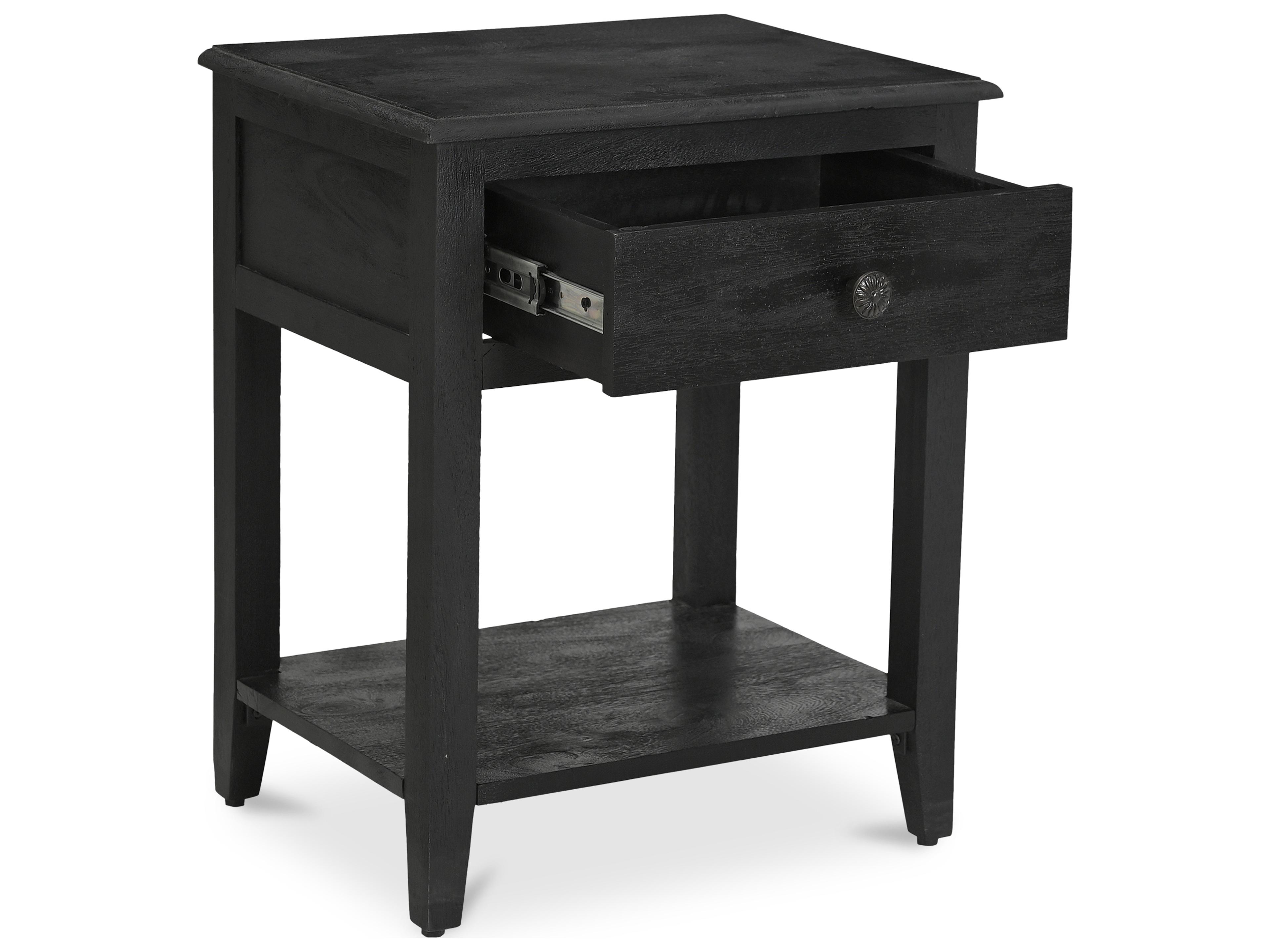 Moe's Home Corrine Nightstand Antique Black