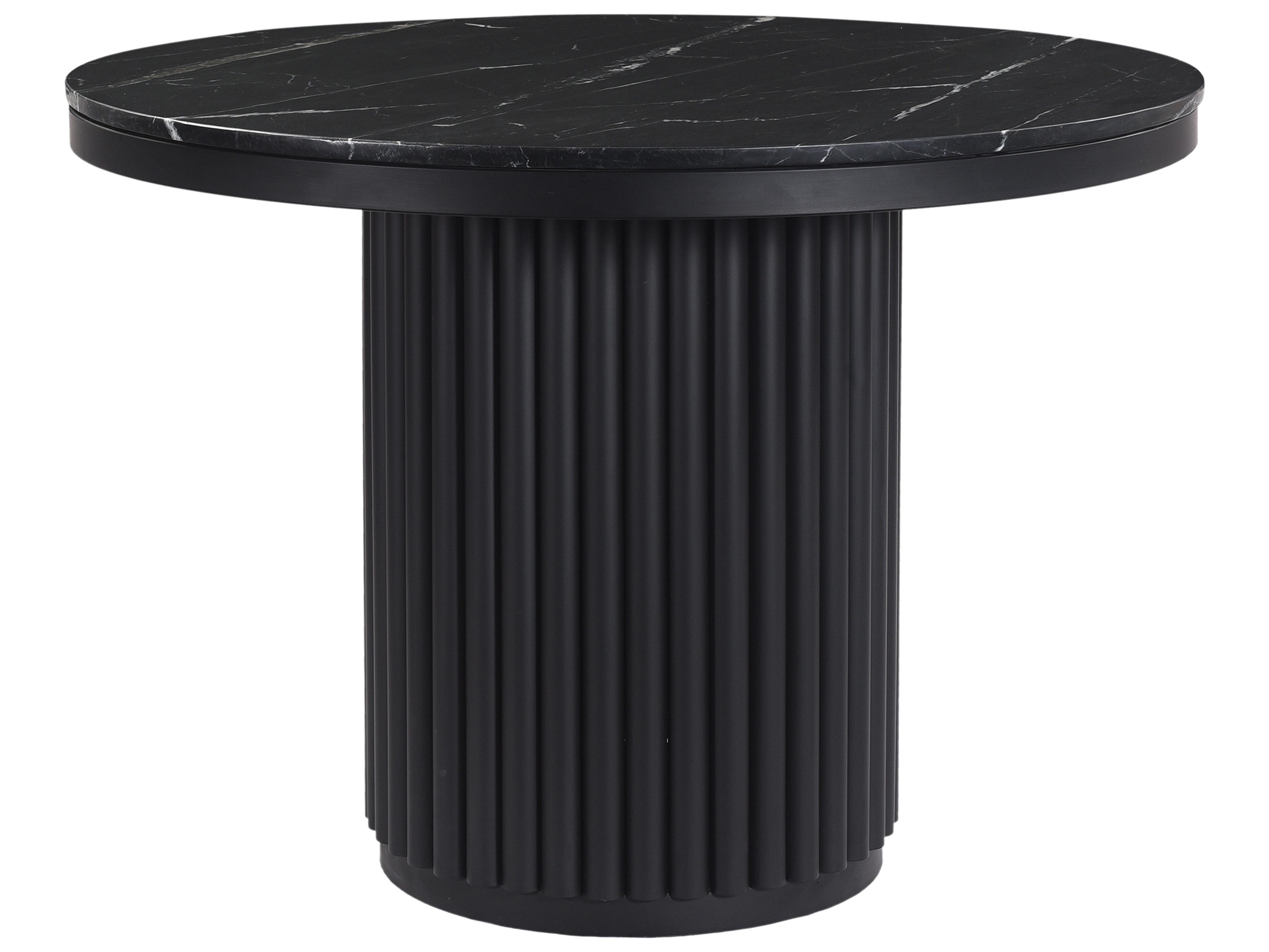 Moe's Home Tower Dining Table Black Marble