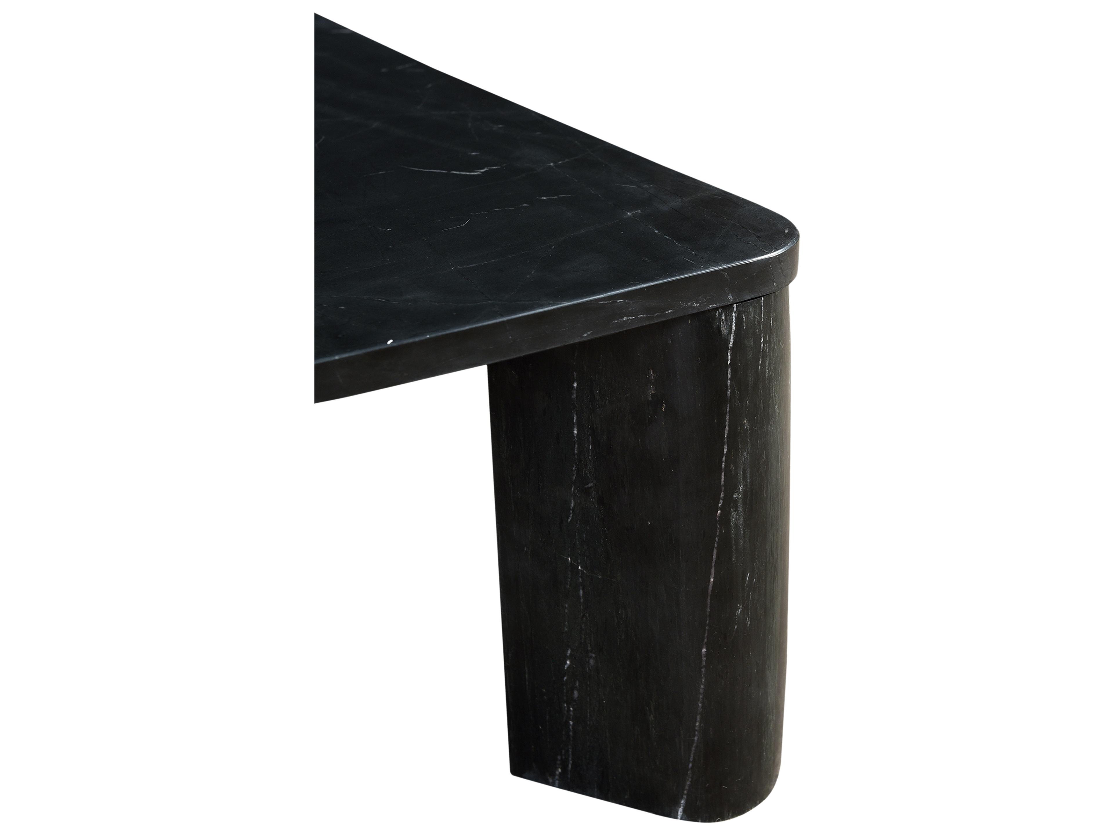 Moe's Home Segment Square Marble Black Coffee Table