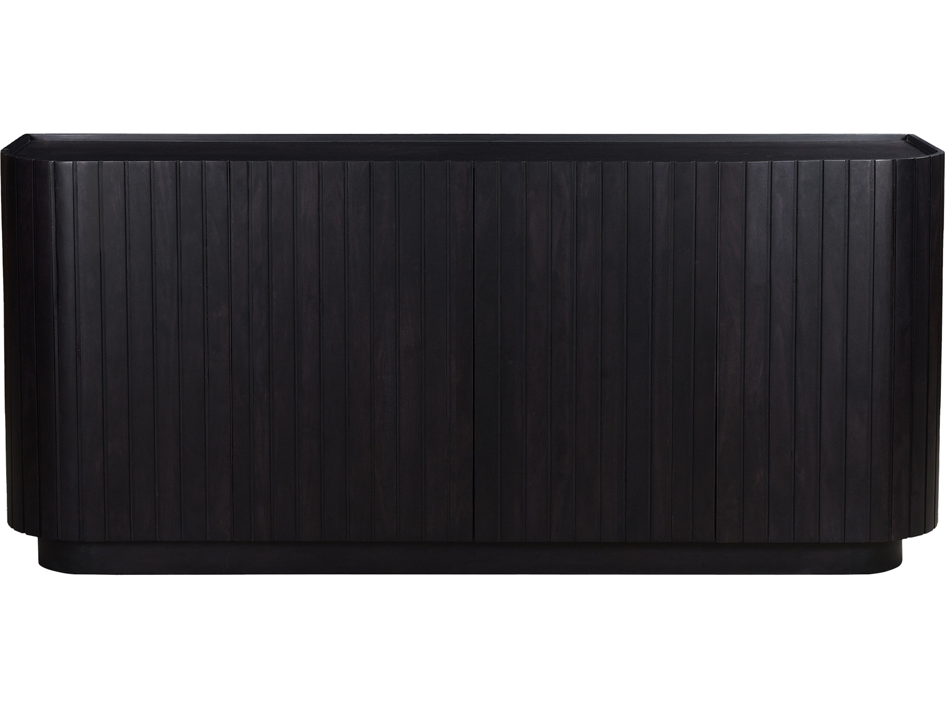 Moe's Home Povera 72" Acacia Wood Black Sideboard