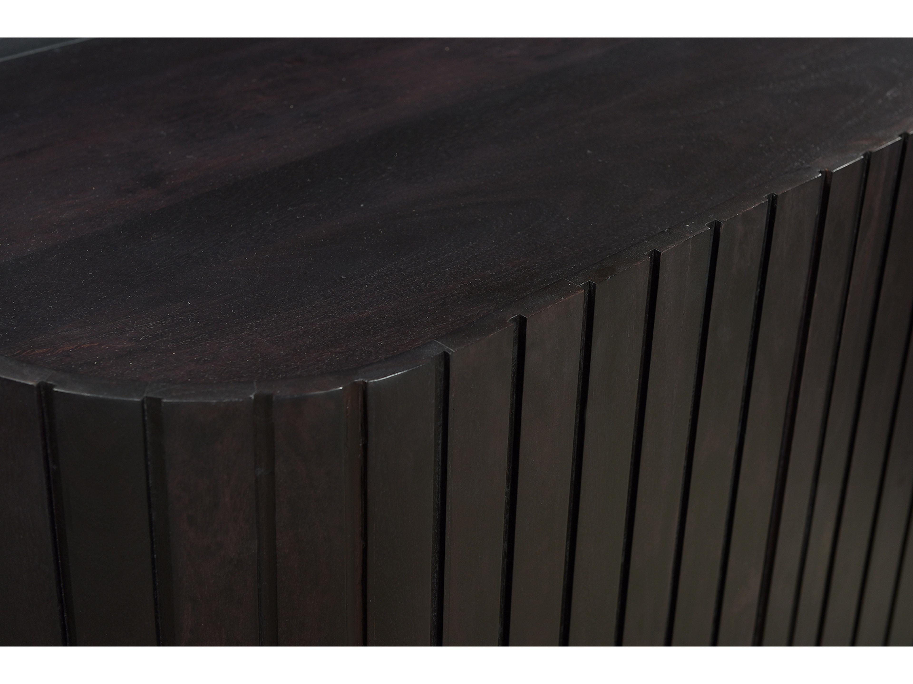 Moe's Home Povera 72" Acacia Wood Black Sideboard