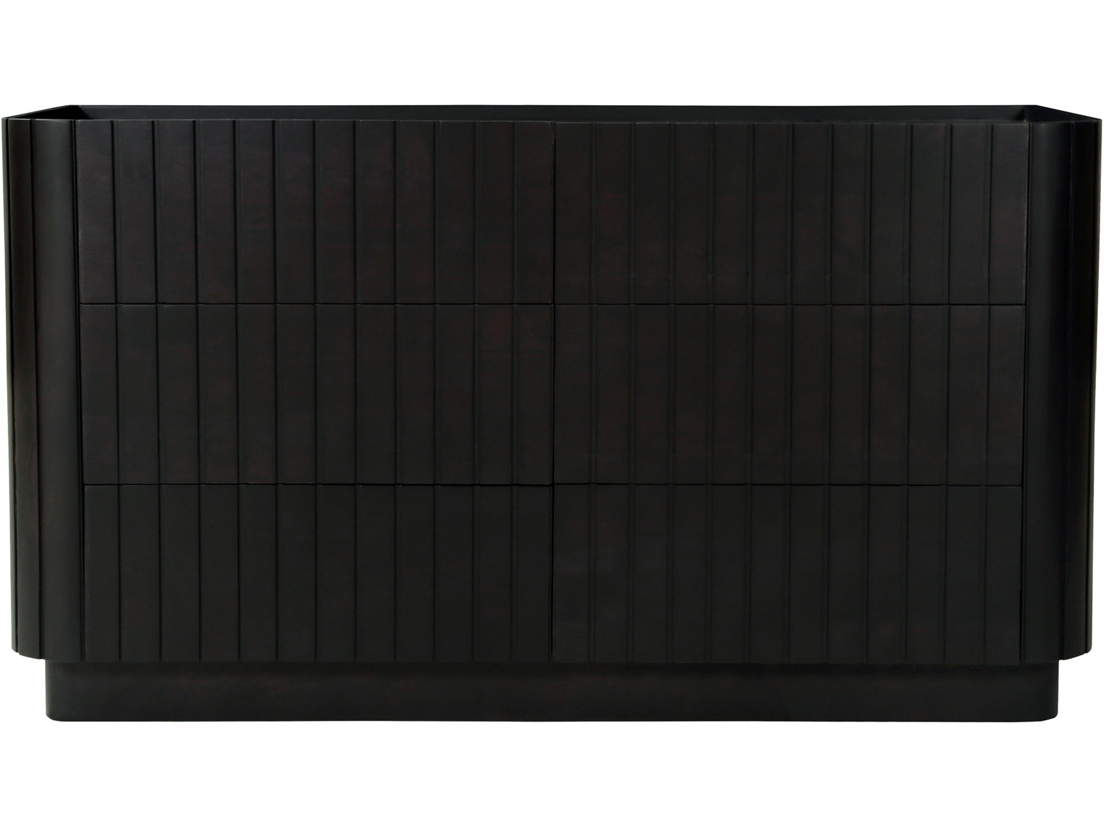Povera 6-Drawers Acacia Wood Double Dresser