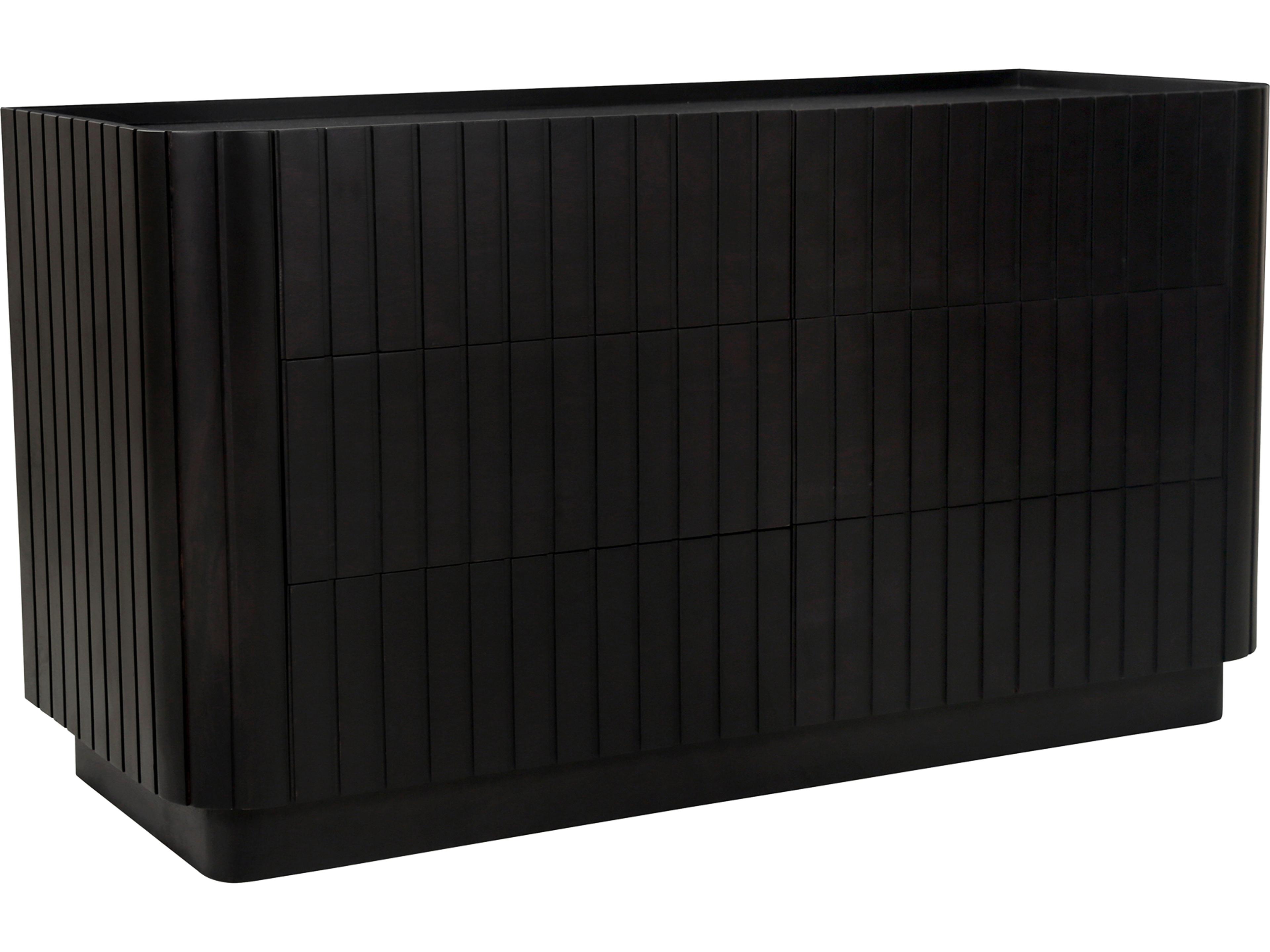 Moe's Home Povera 6-Drawers Acacia Wood Double Dresser