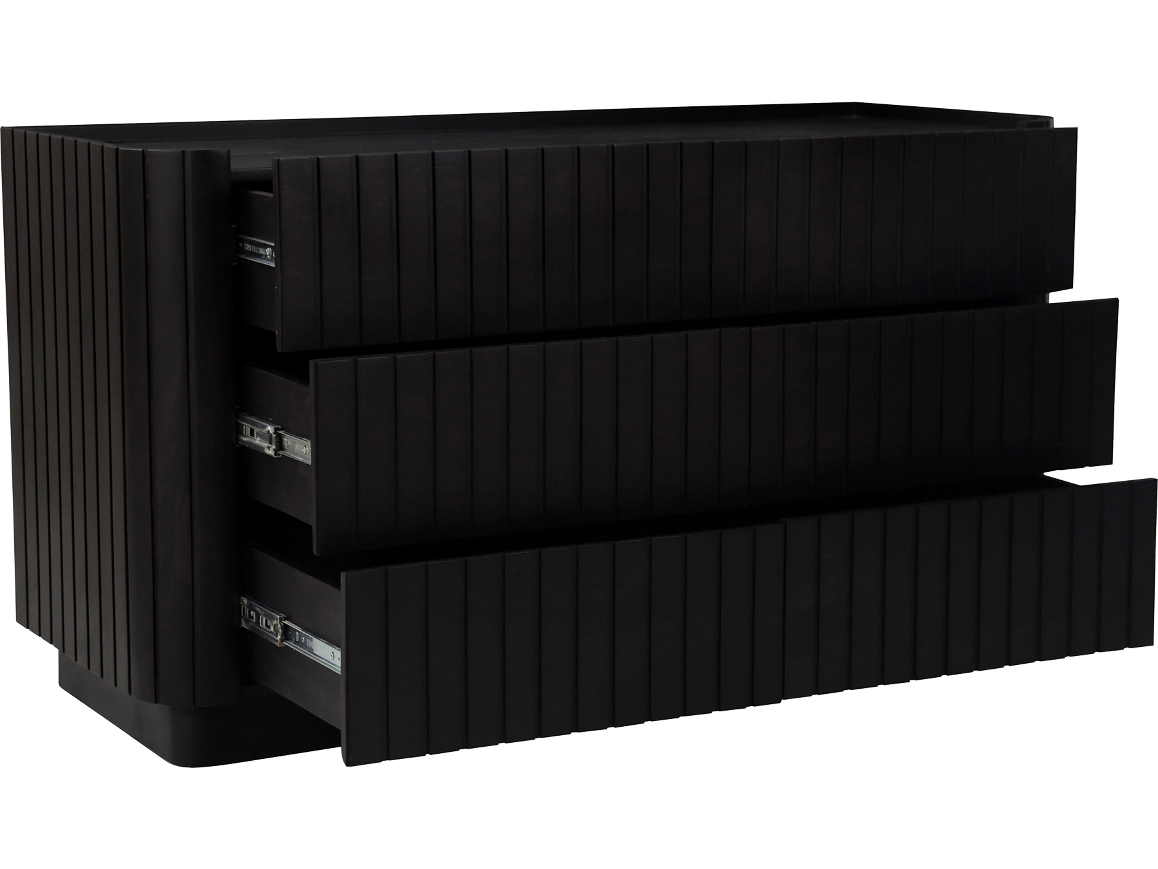 Moe's Home Povera 6-Drawers Acacia Wood Double Dresser