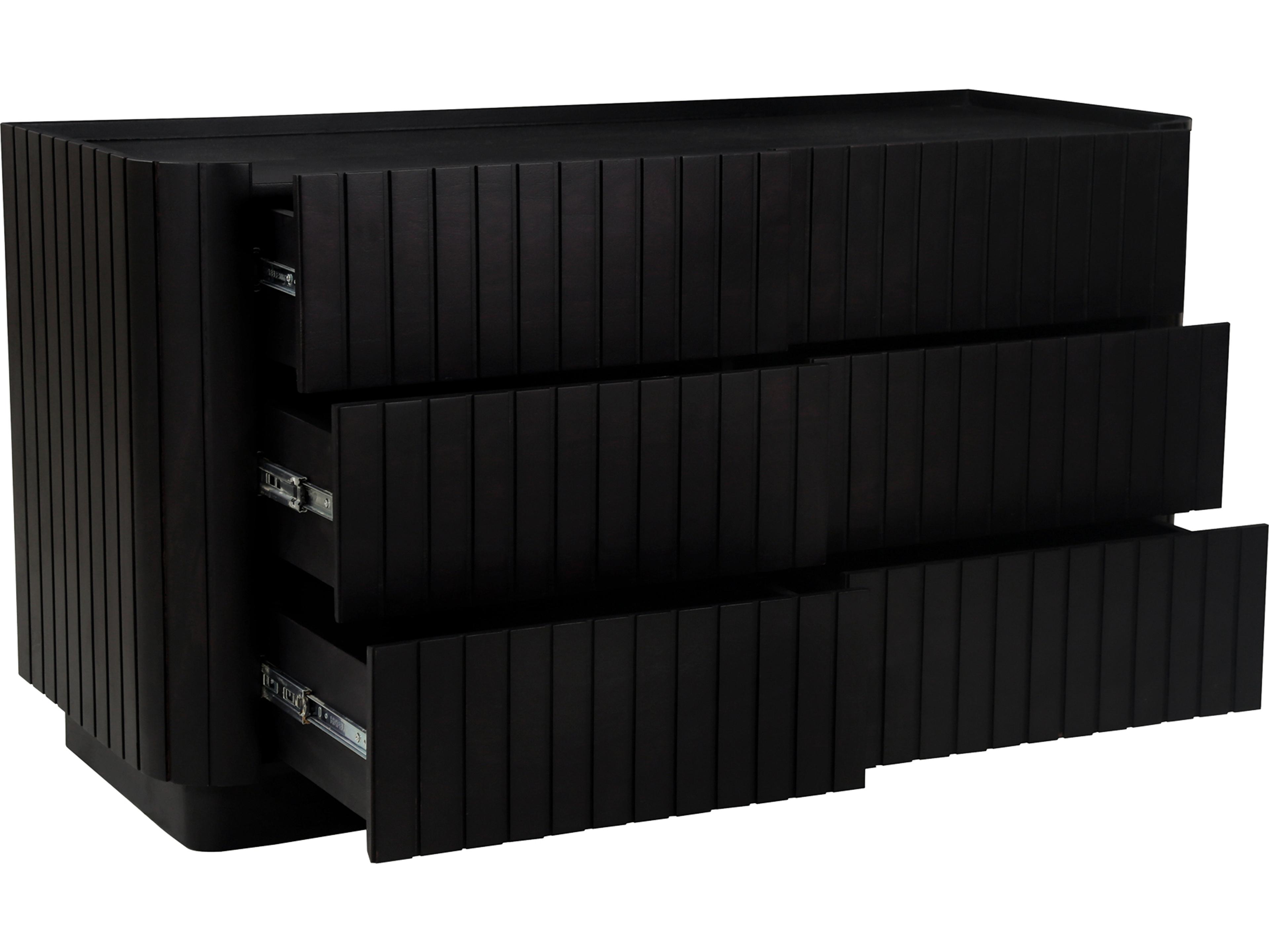 Moe's Home Povera 6-Drawers Acacia Wood Double Dresser