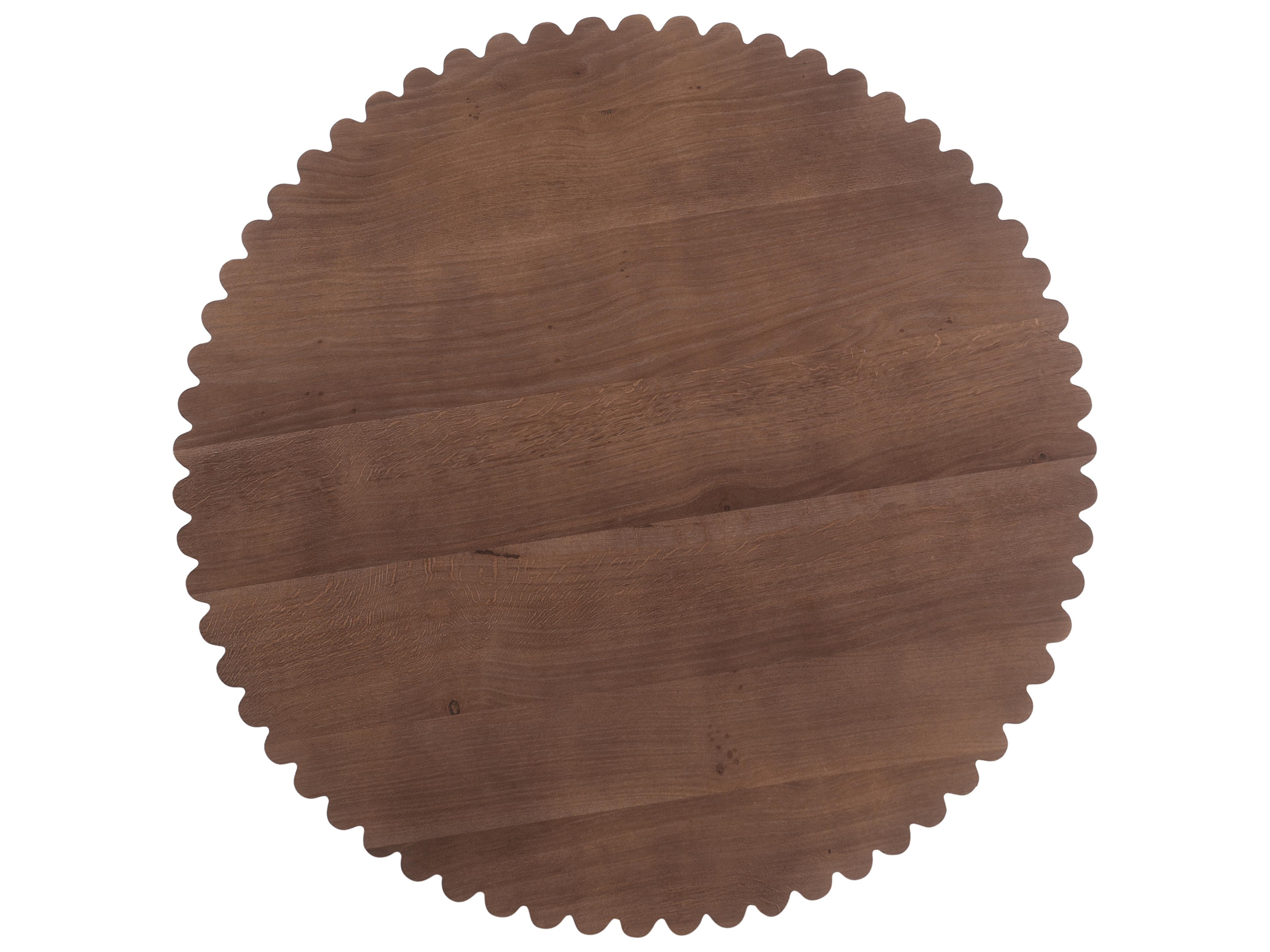 Moe's Home Nomi Round Wood Brown Cafe Table