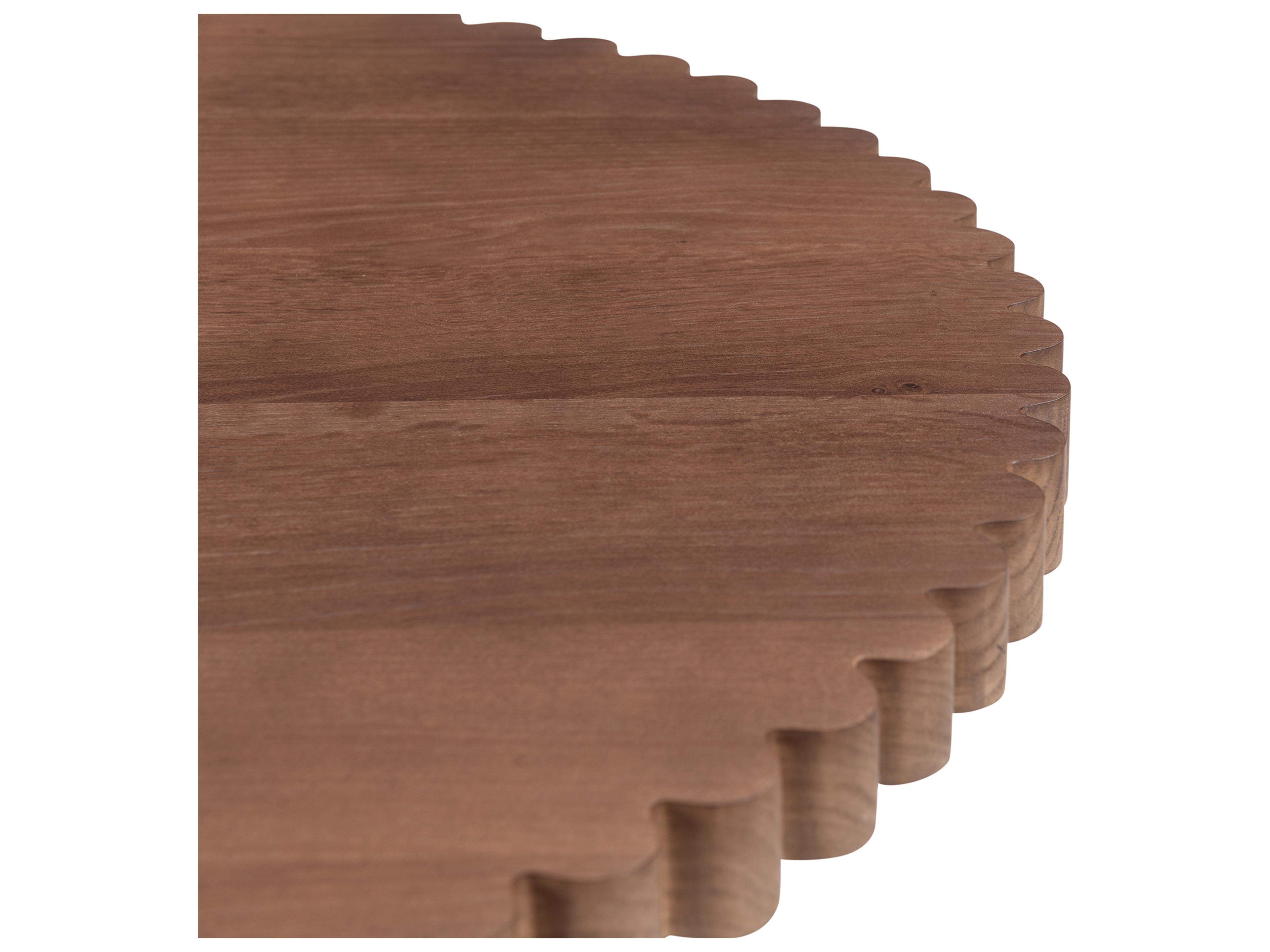 Moe's Home Nomi Round Wood Brown Cafe Table