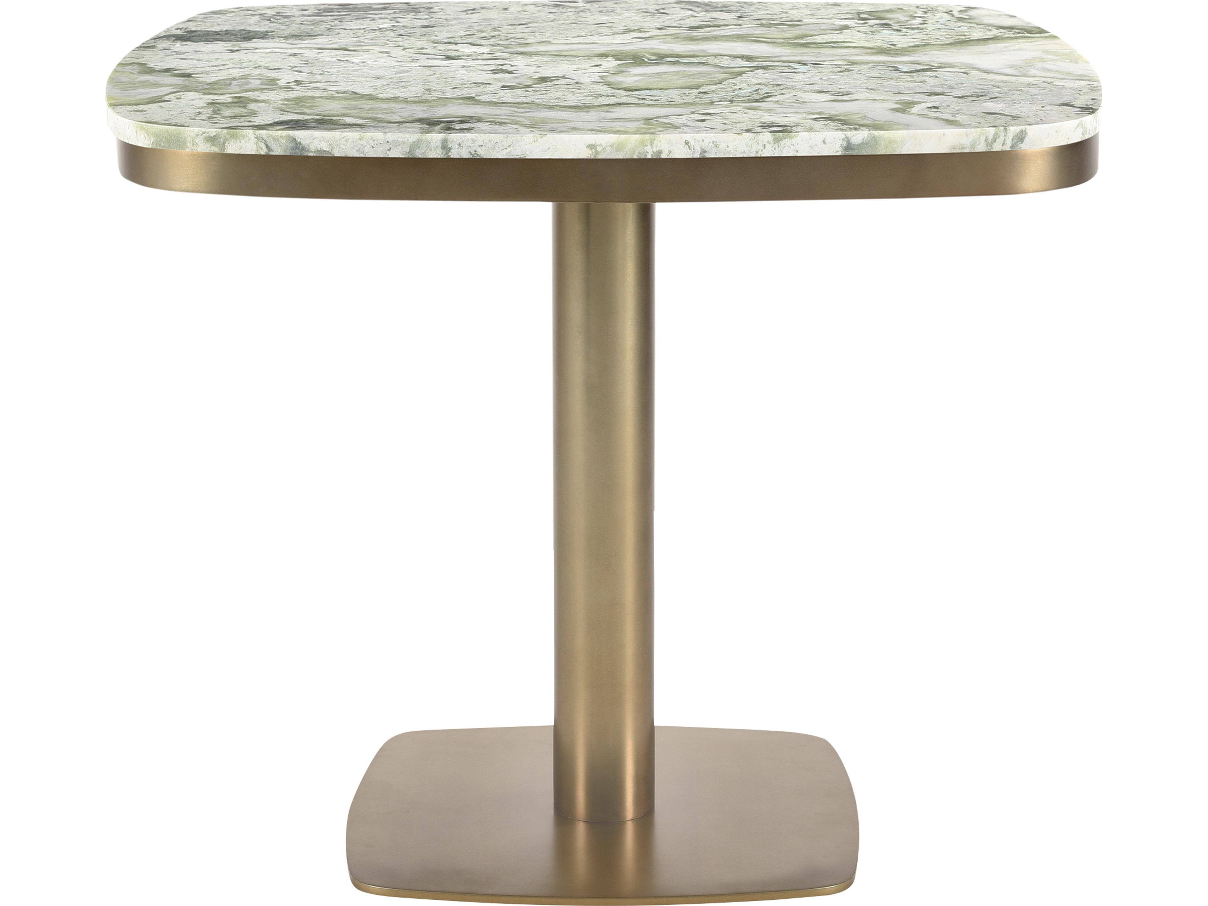 Celeste Cafe Table Green Onyx Marble Top