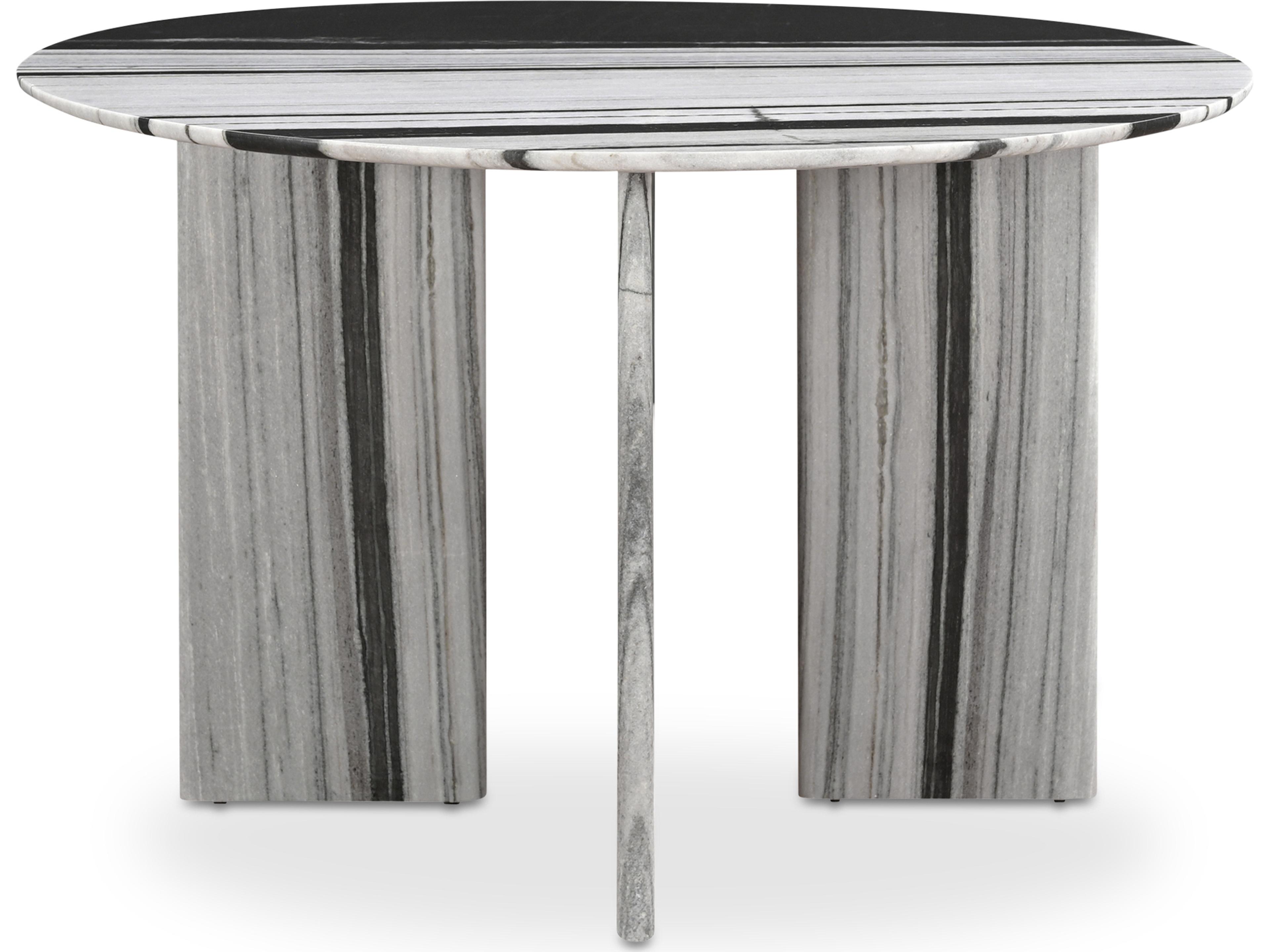Celia Round Dining Table Panda Marble