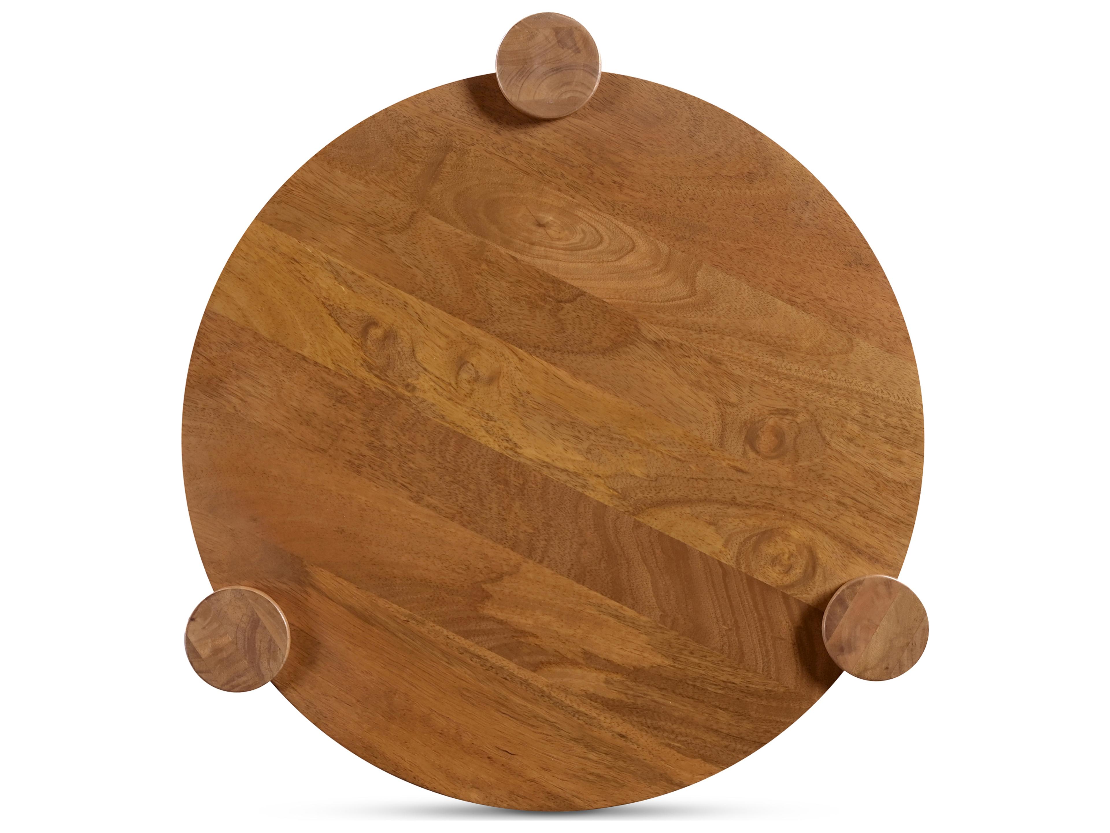 Moe's Home Olsen Accent Table Vintage Brown