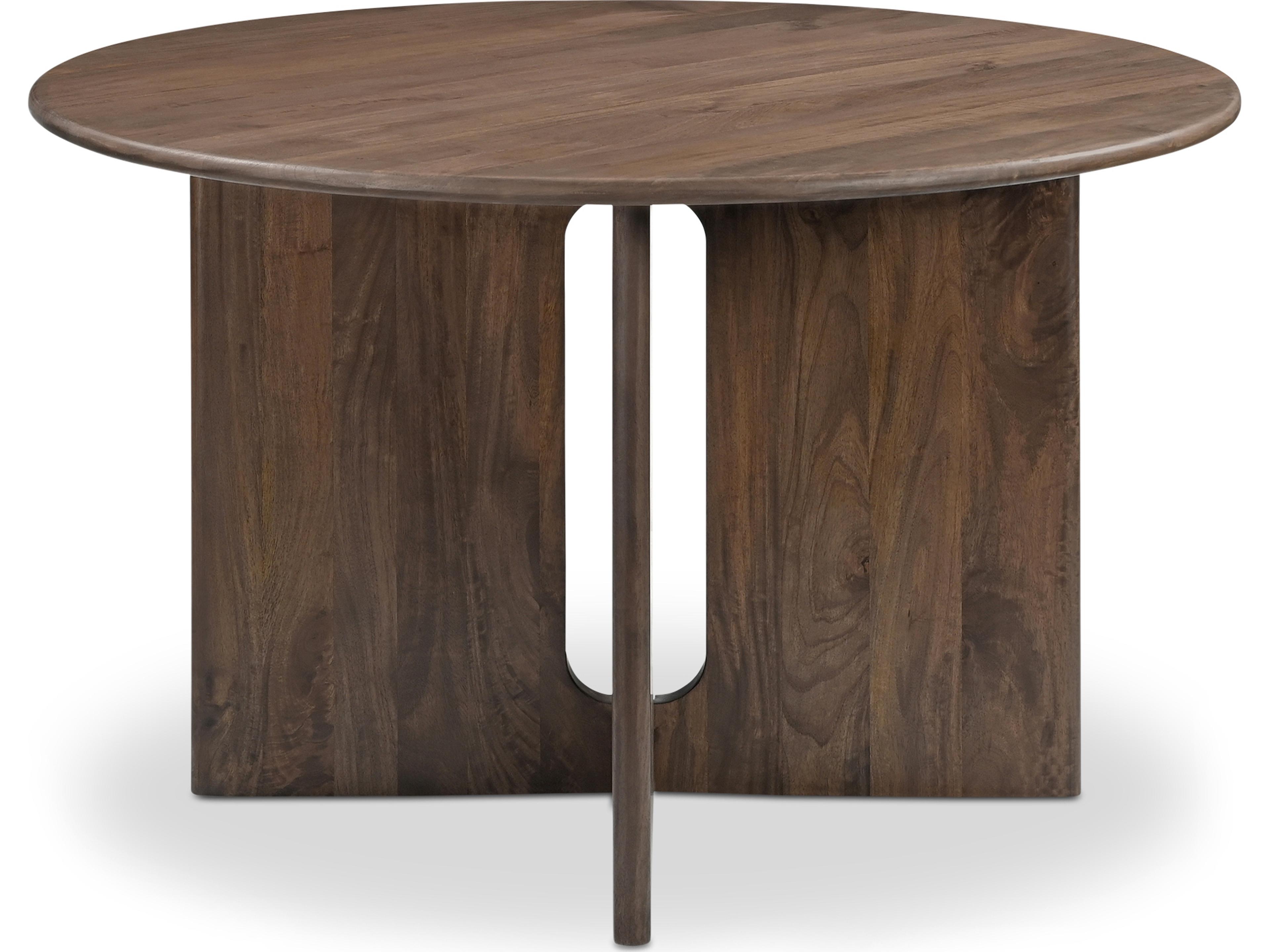 Stanley Round Wood Dining Table