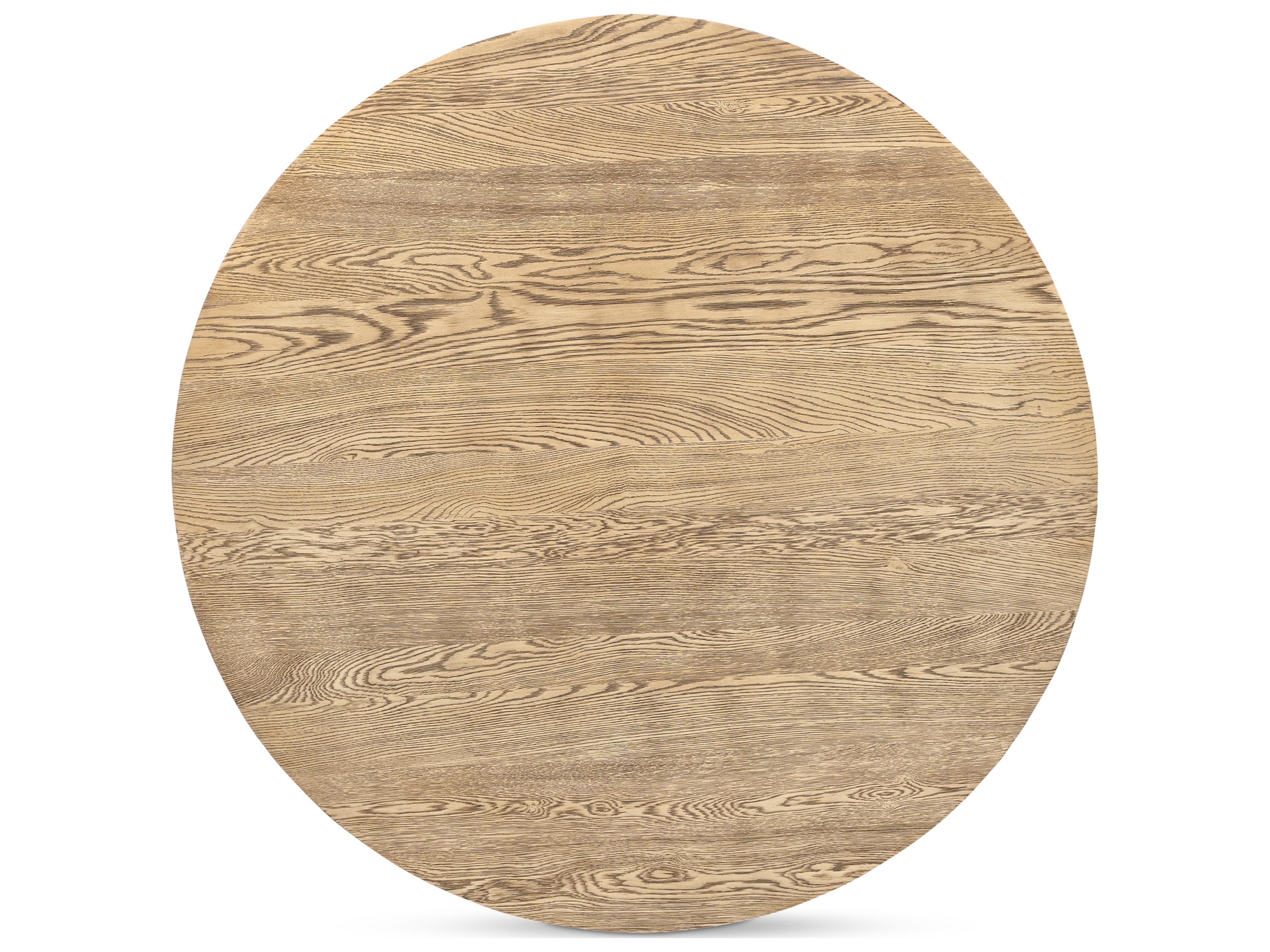 Moe's Home Joel Round Wood Natural Dining Table