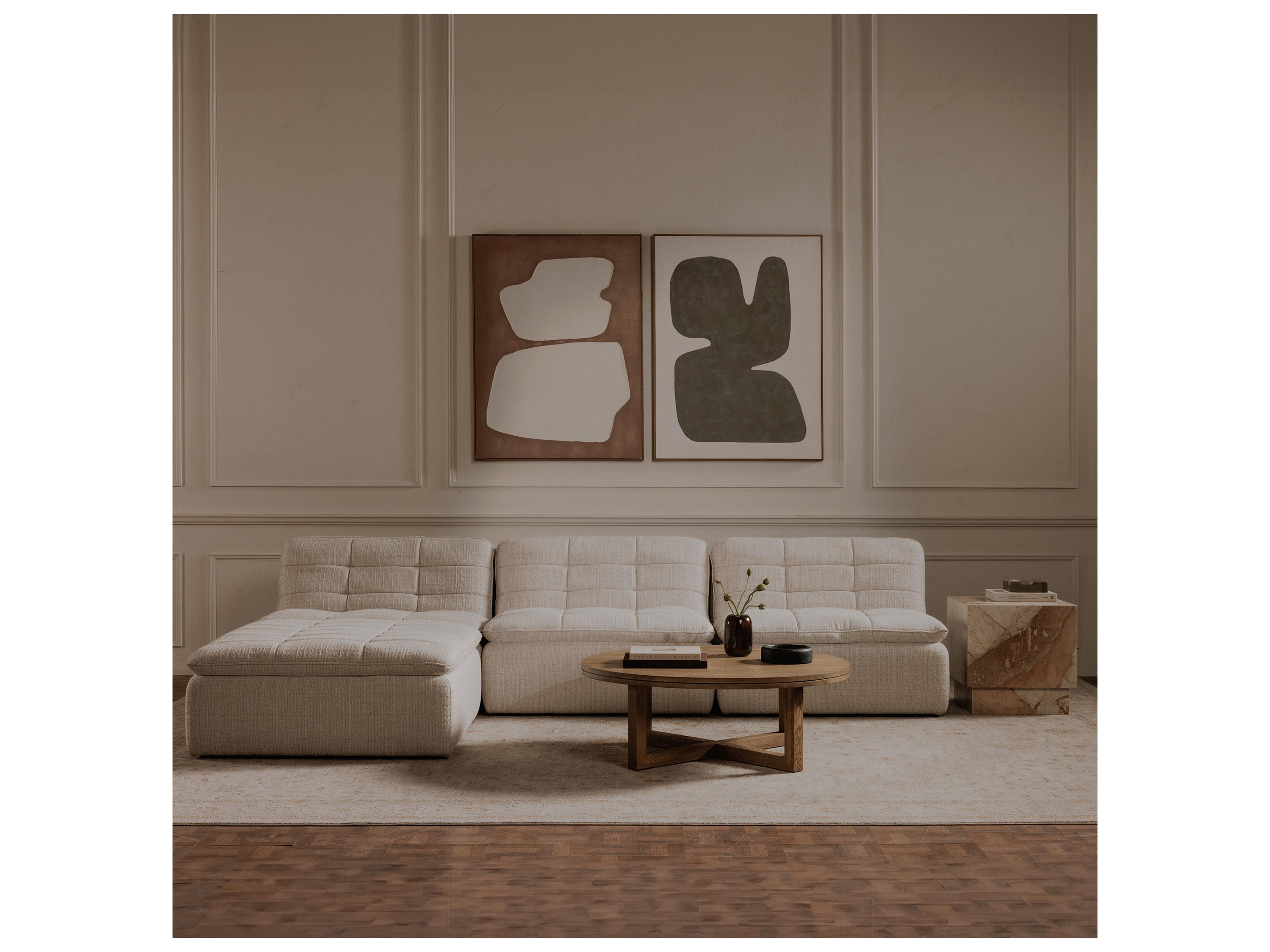 Moe's Home Joel Round Wood Coffee Table